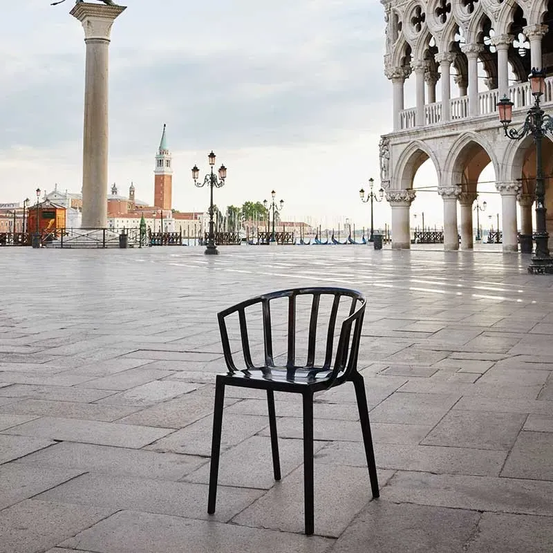 Kartell Venice Dining Chair - Black, Polycarbonate