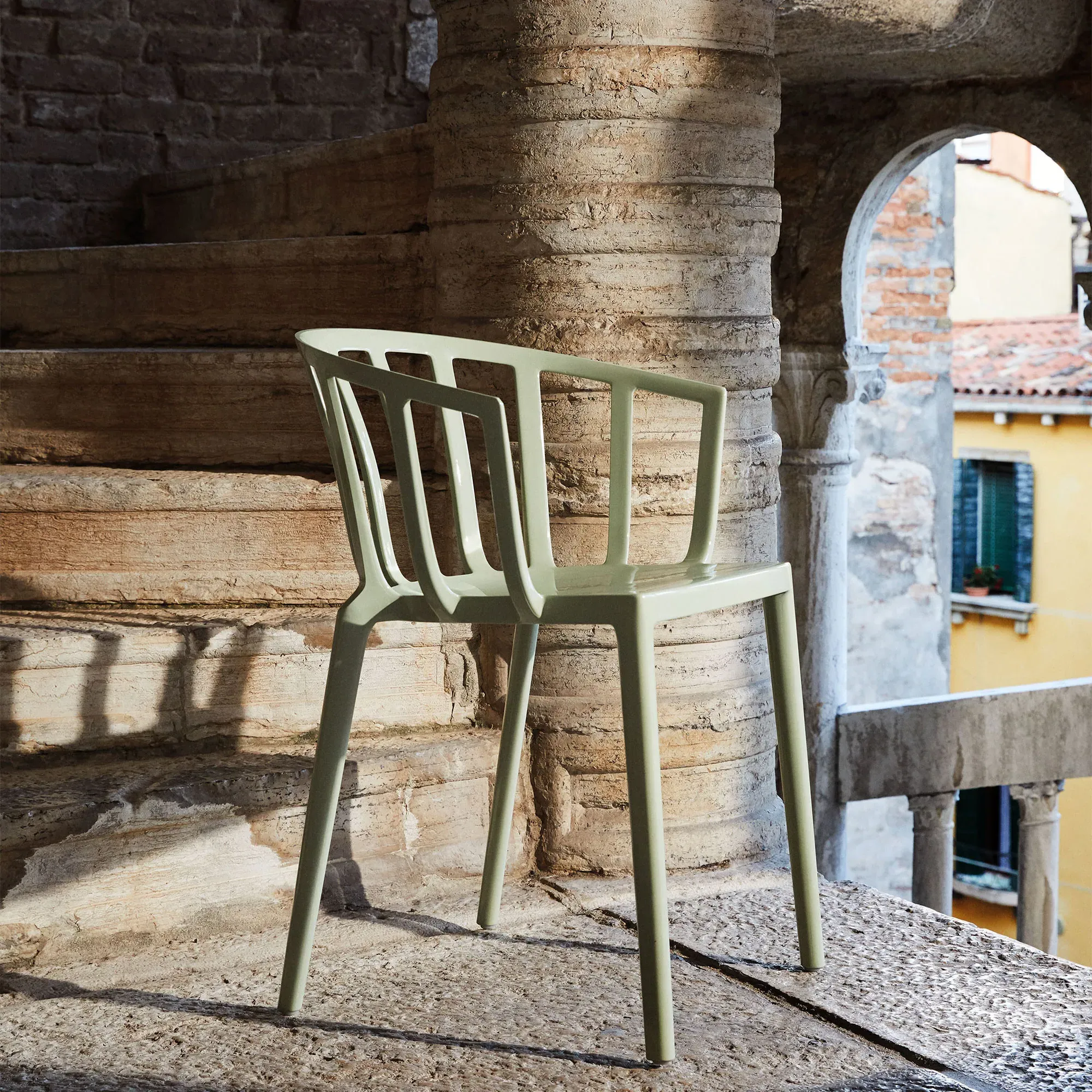 Kartell Venice Dining Chair - Green, Polycarbonate