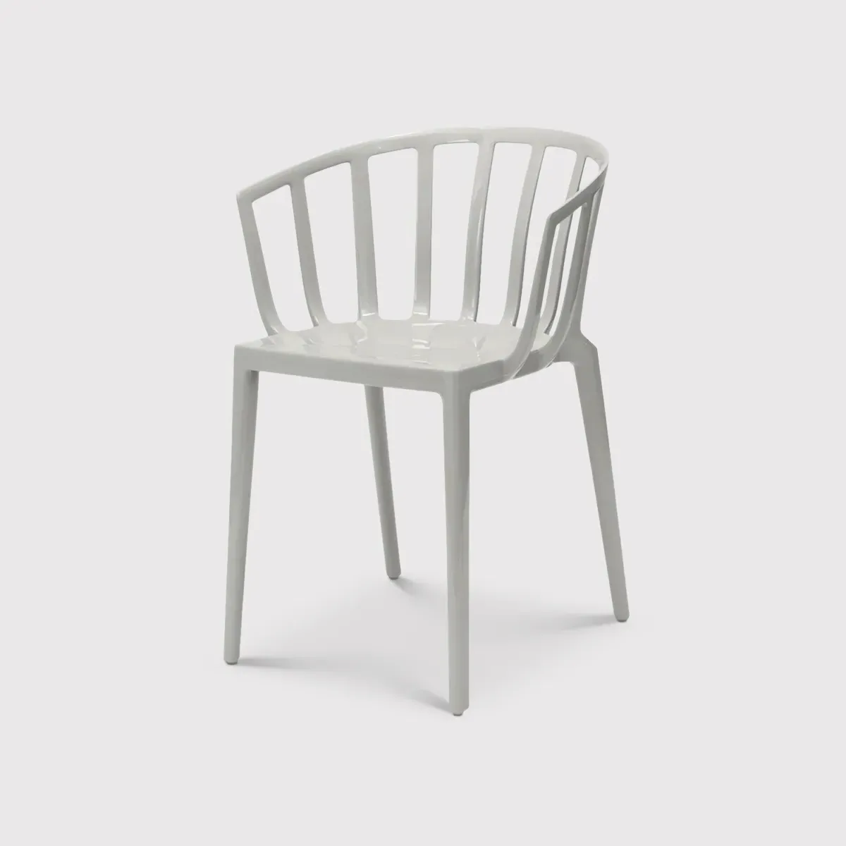 Kartell Venice Dining Chair - Grey, Polycarbonate