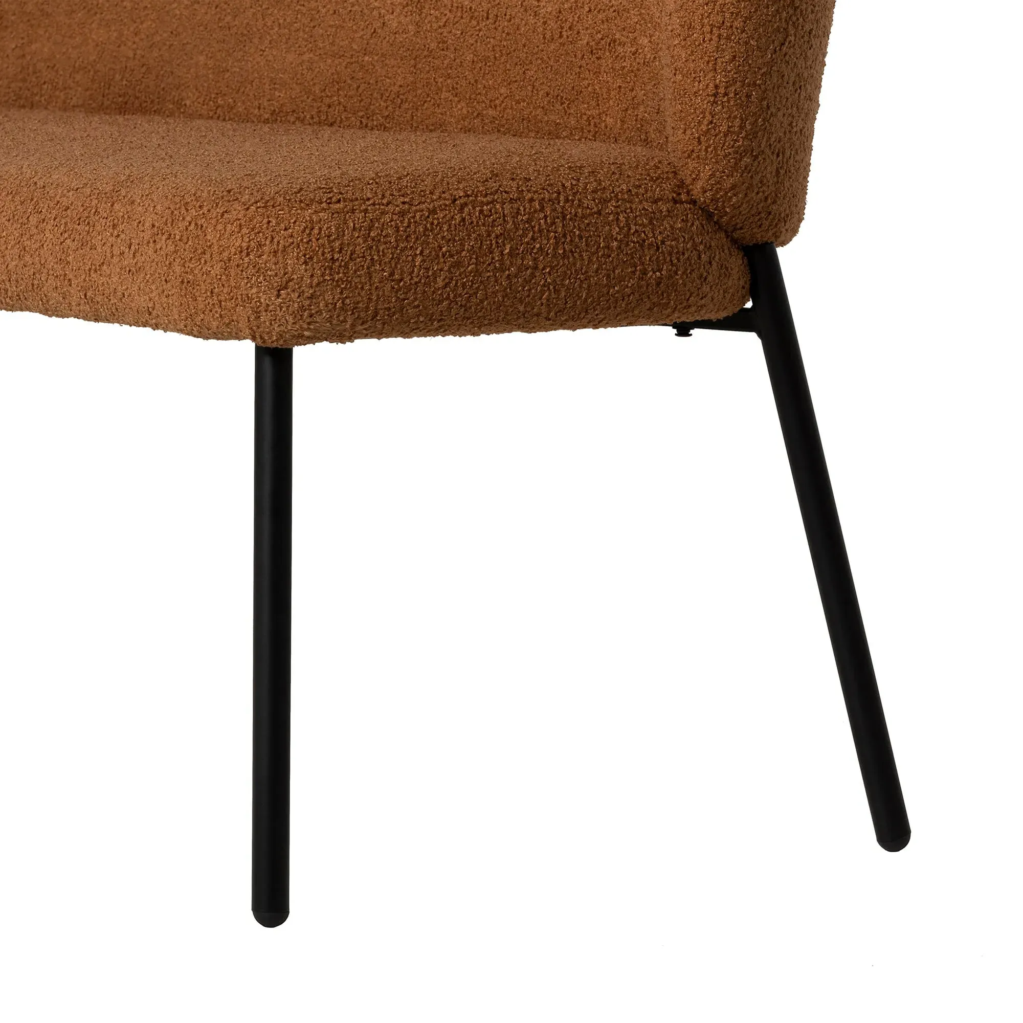 Kennett Left Hand Facing Corner Bench - Brown, Boucle