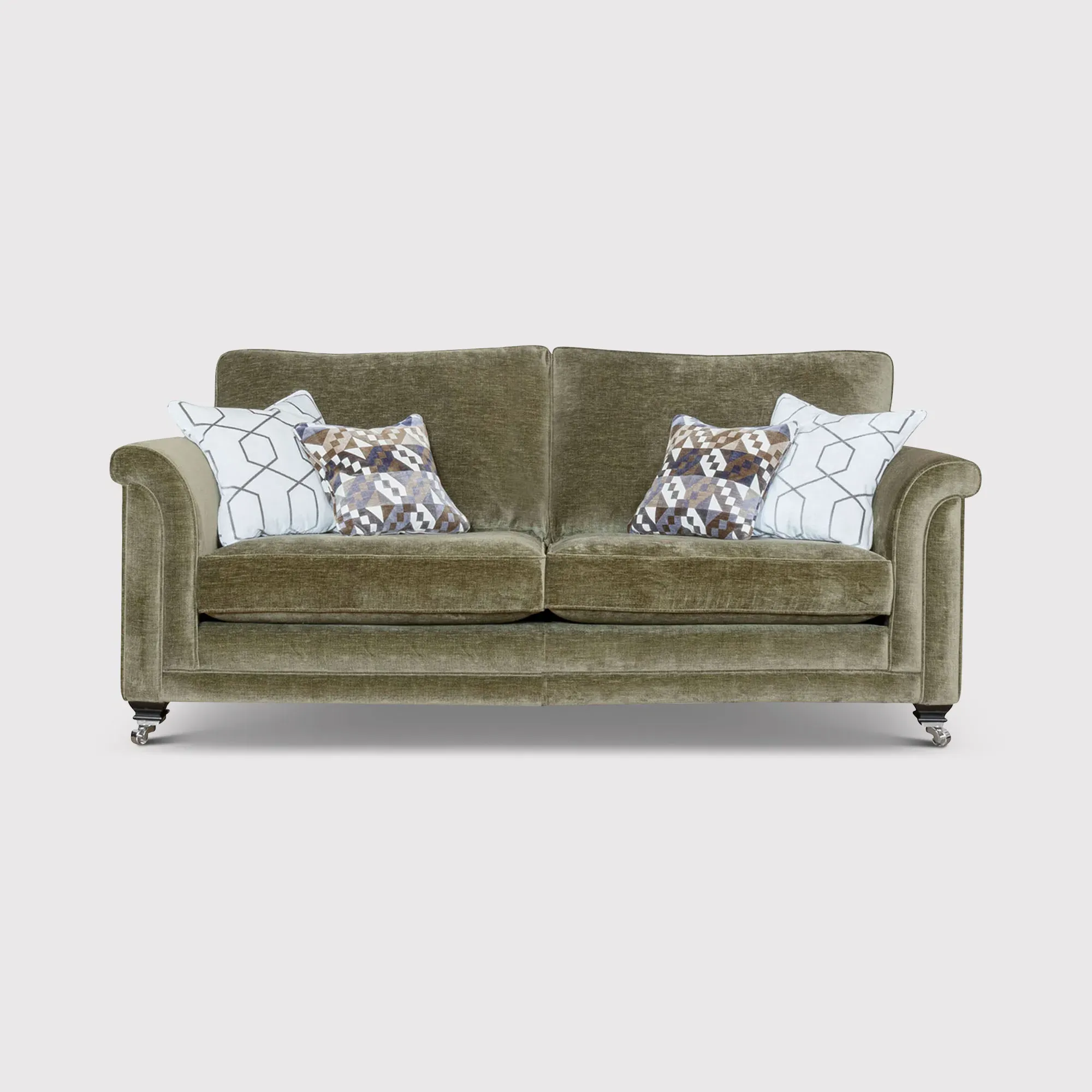 Kentwell 3-Seater Sofa - Green, Fabric