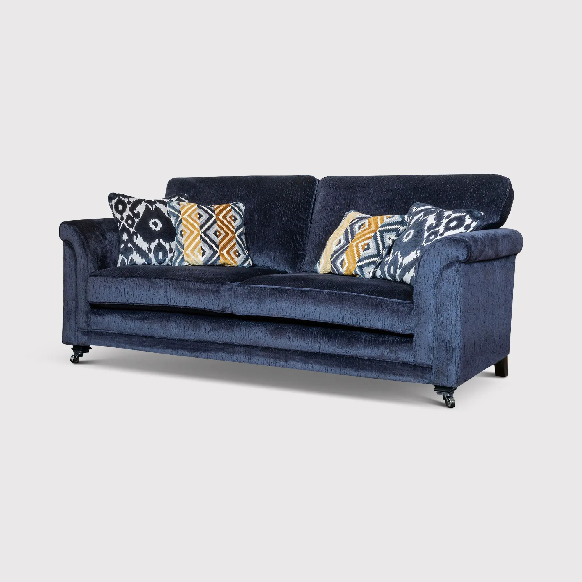 Kentwell 3-Seater Sofa - Navy, Fabric