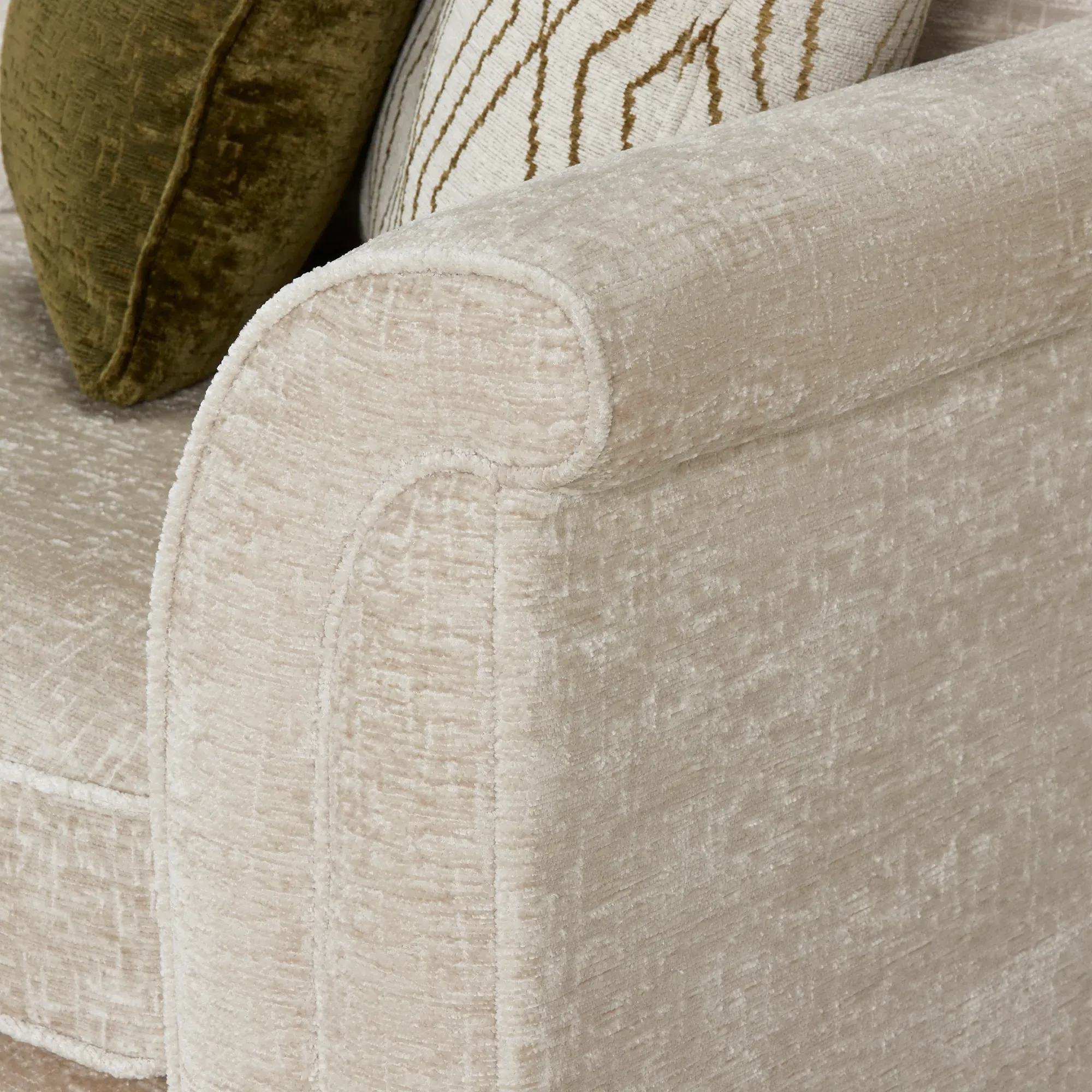 Kentwell 3-Seater Sofa - Neutral, Fabric