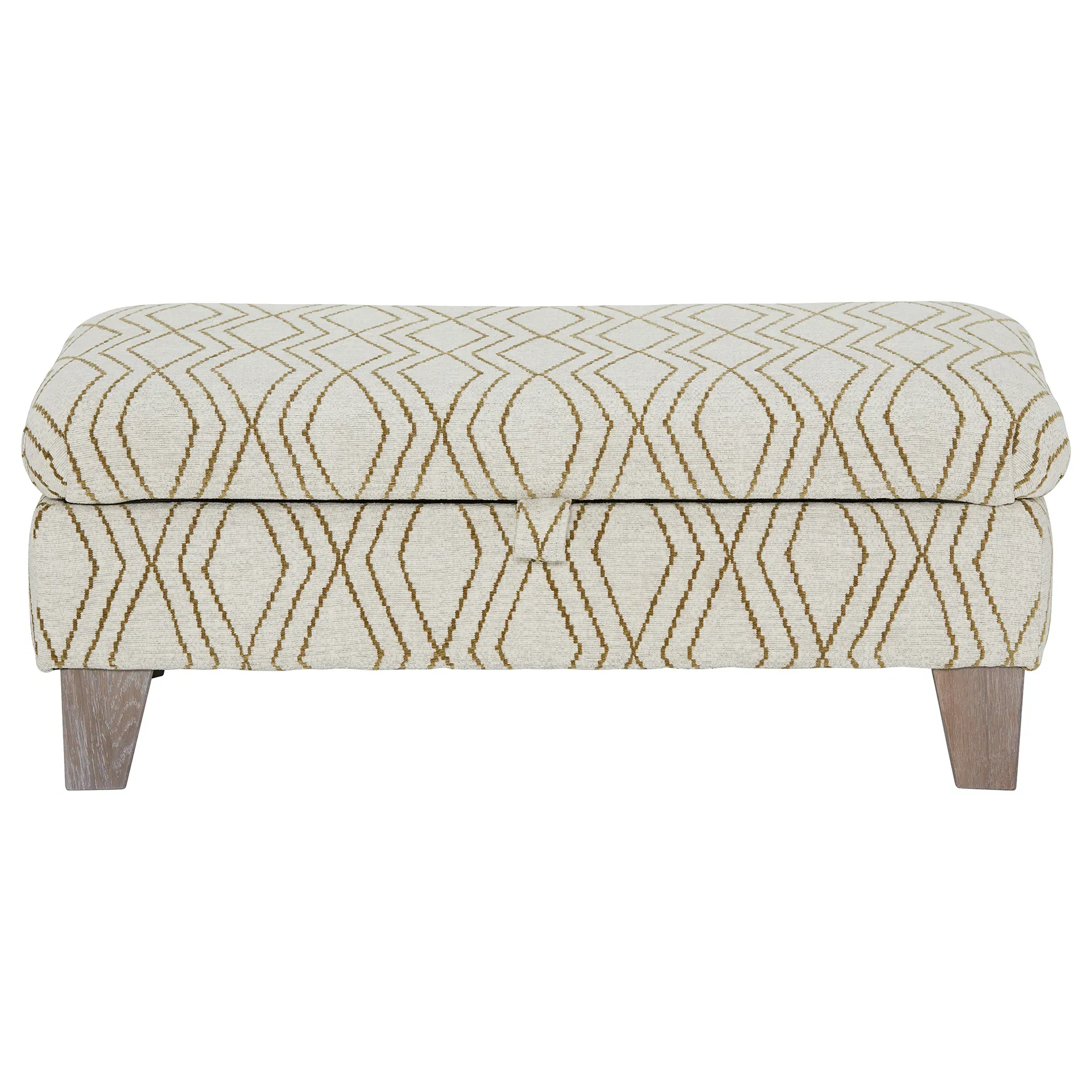 Kentwell Legged Ottoman - Neutral, Fabric