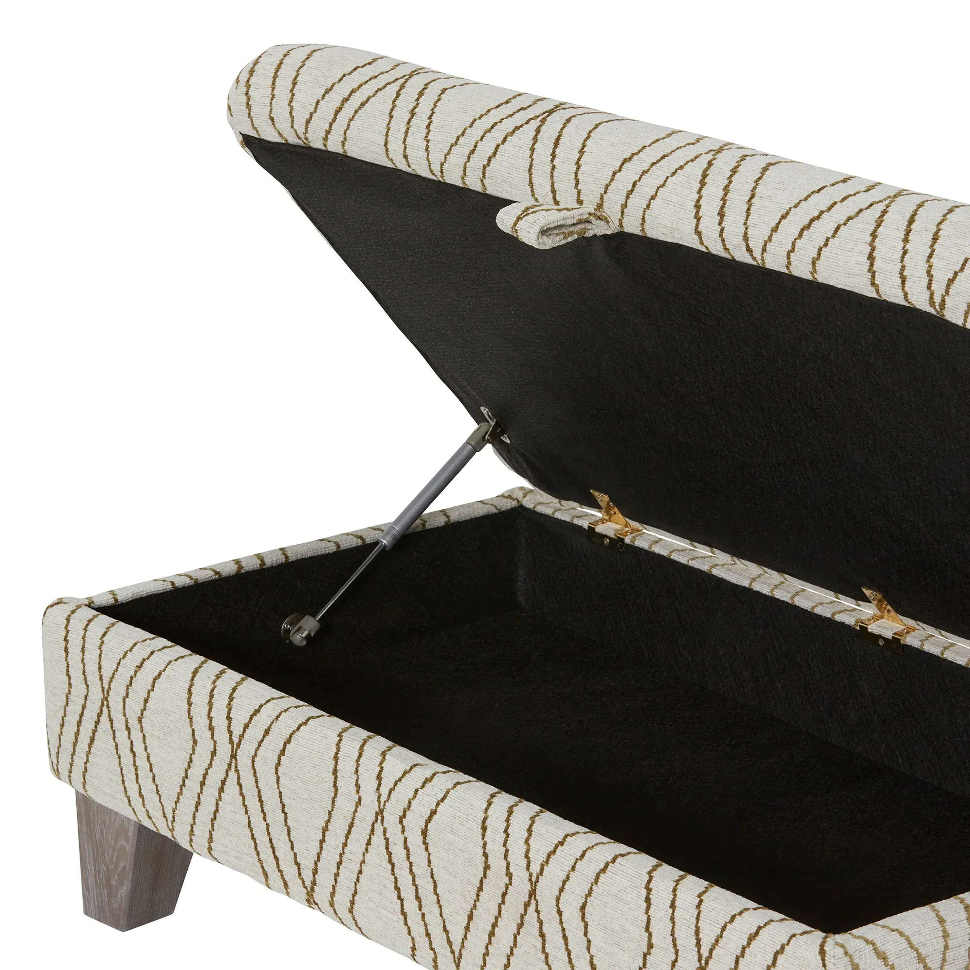 Kentwell Legged Ottoman - Neutral, Fabric