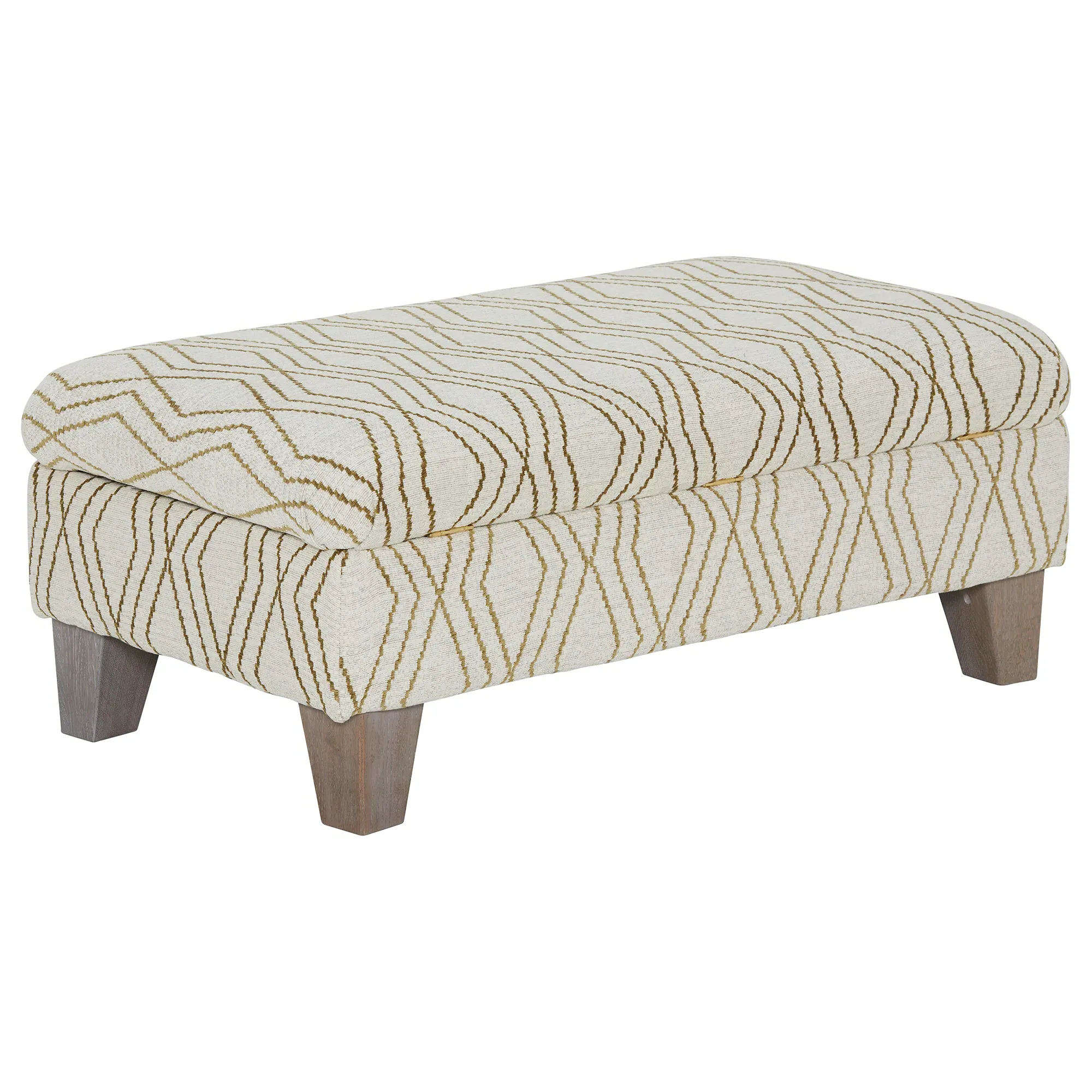 Kentwell Legged Ottoman - Neutral, Fabric