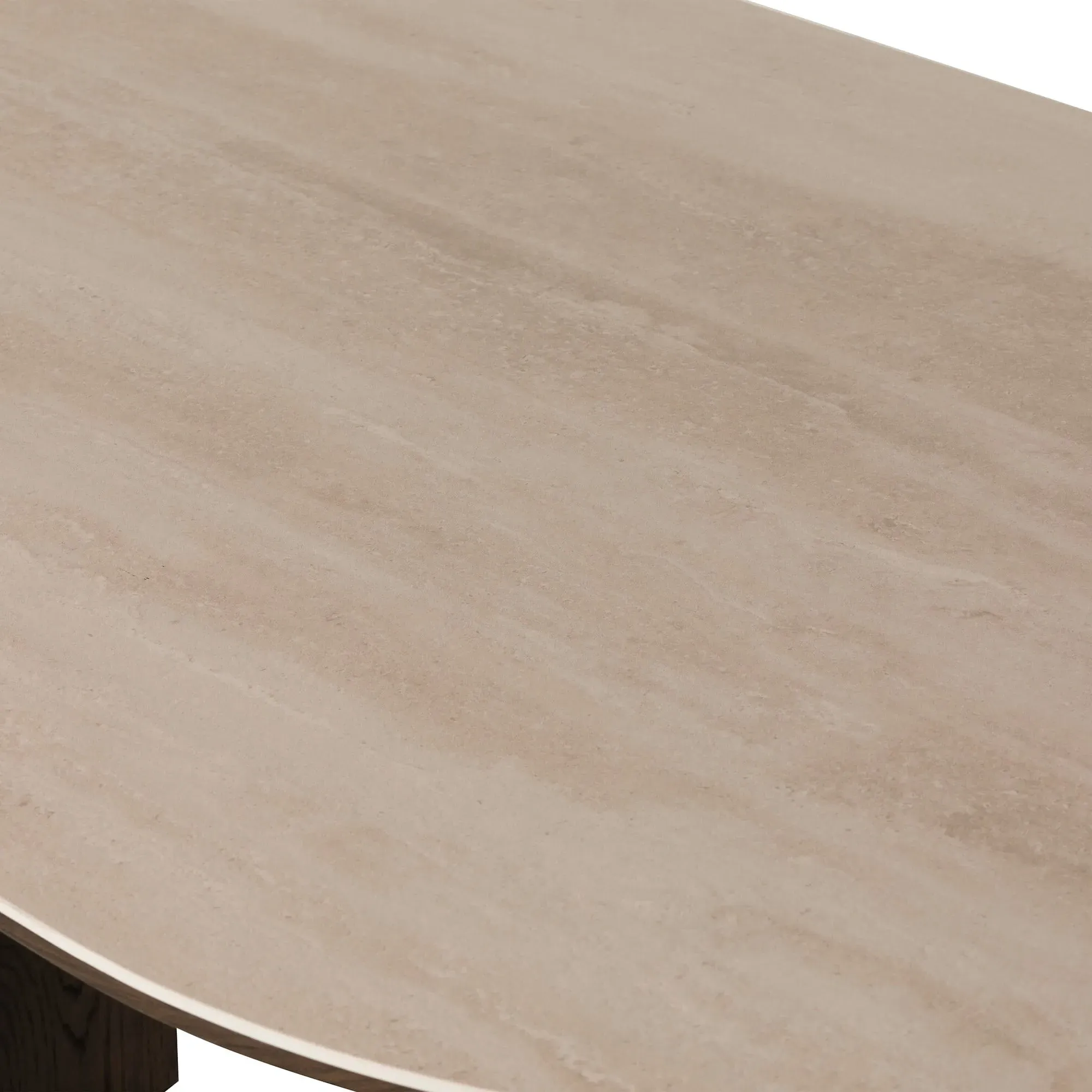 Kita Round Dining Table - Brown, Wood