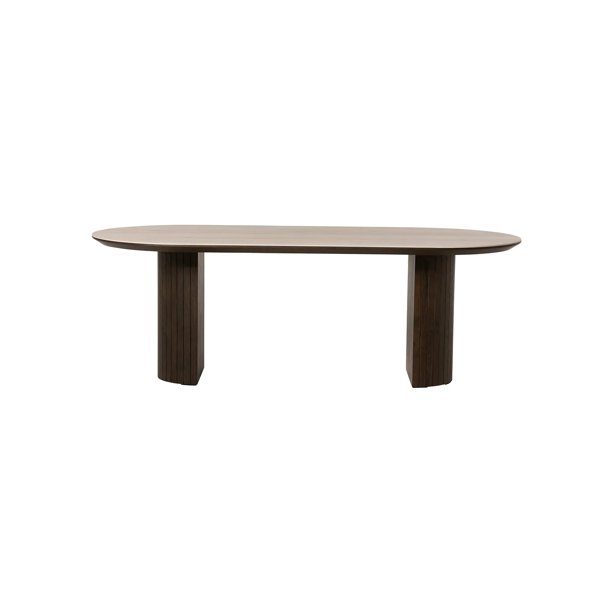 Kita Round Dining Table - Brown, Wood