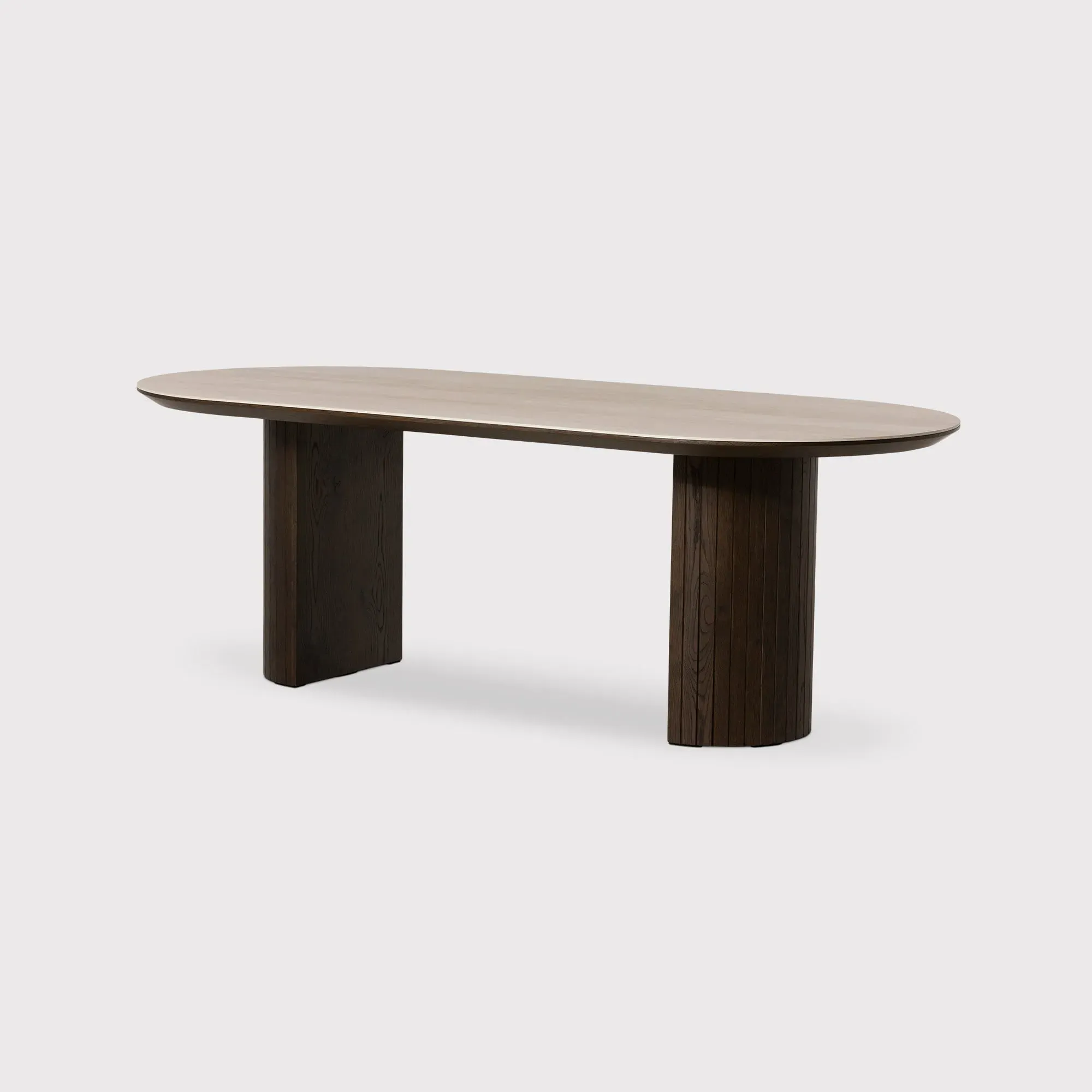 Kita Round Dining Table - Brown, Wood