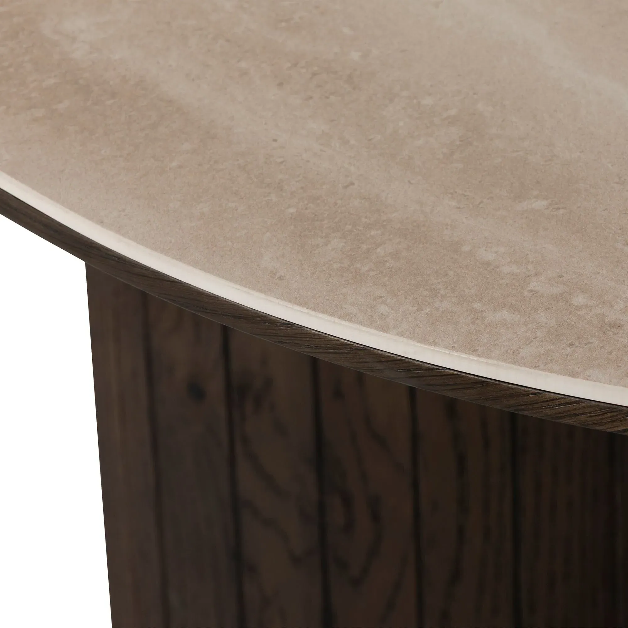 Kita Round Extendable Dining Table - Wood