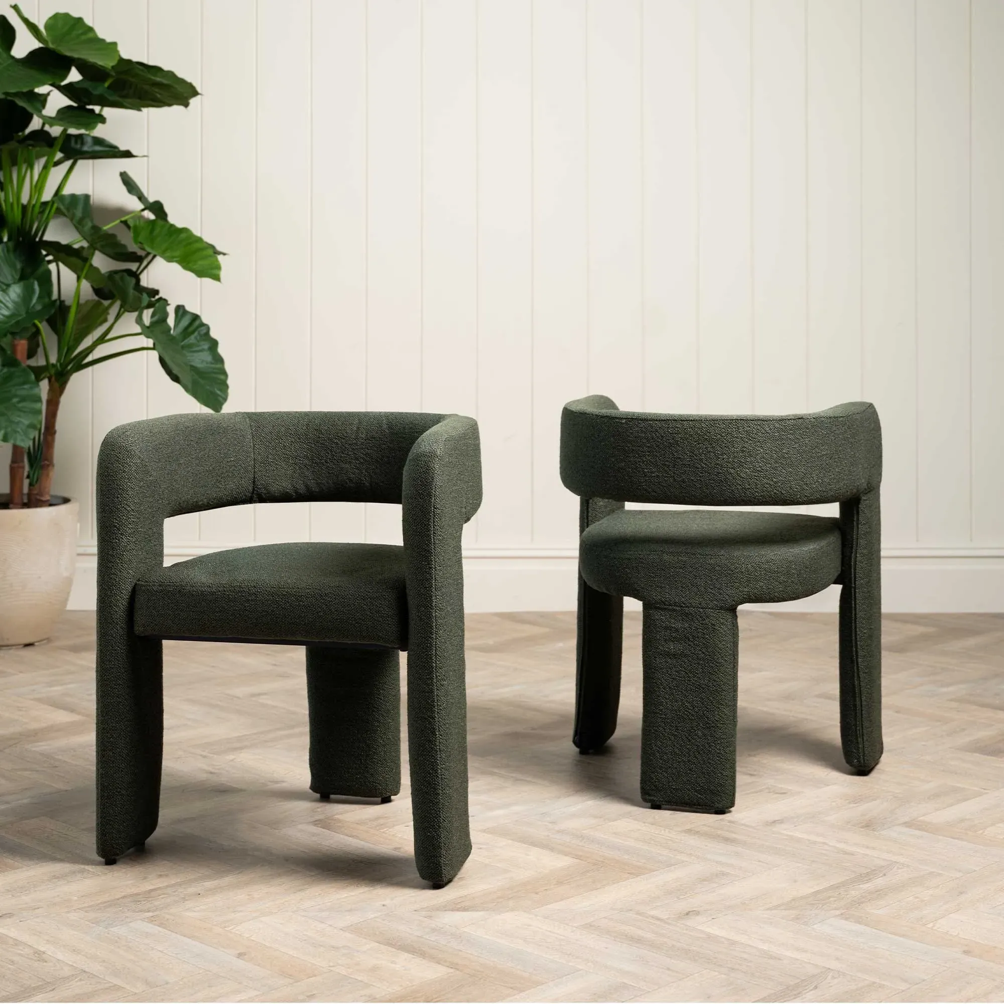 Koda Dining Chair - Green, Fabric image