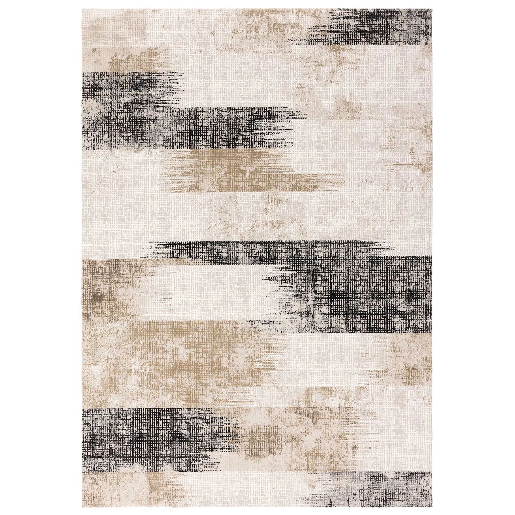 Lagos Square Rug - Beige, Polypropylene