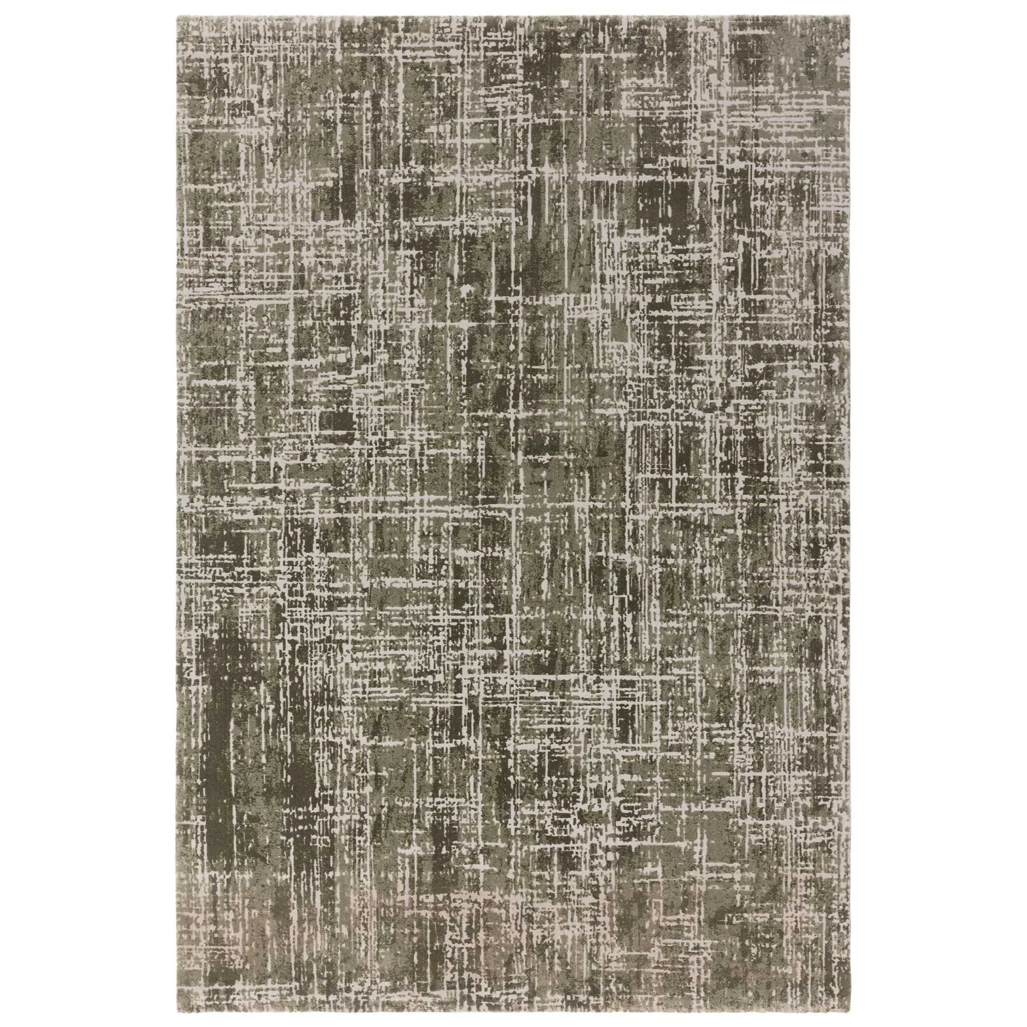 Lagos Square Rug - Green, Polypropylene