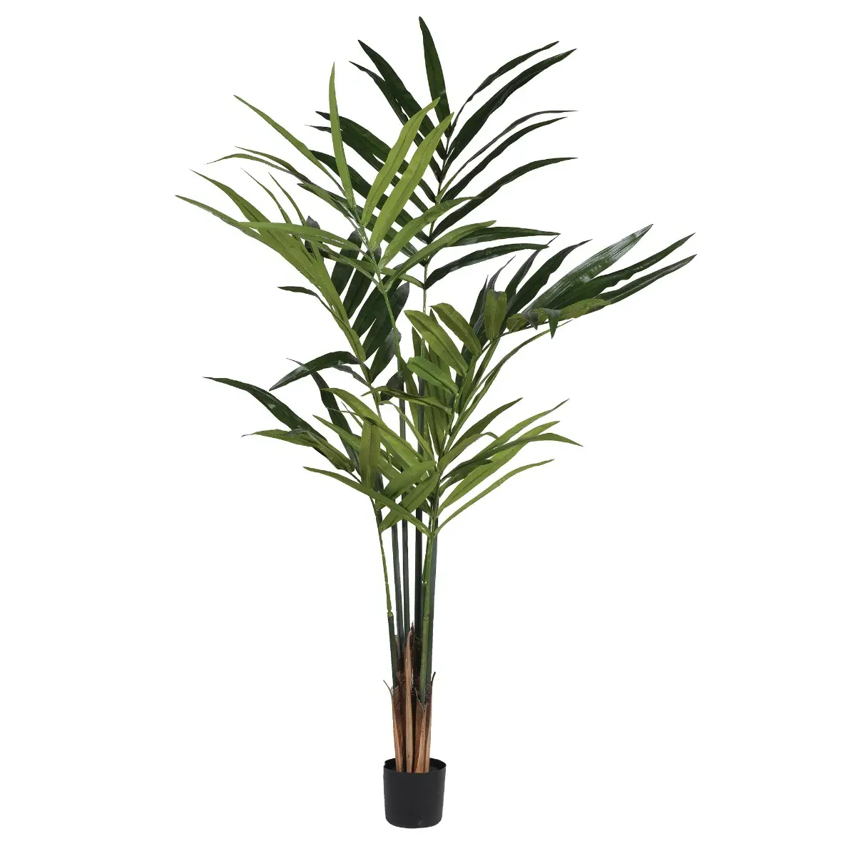 Large Potted Palm - Green, Polyester image