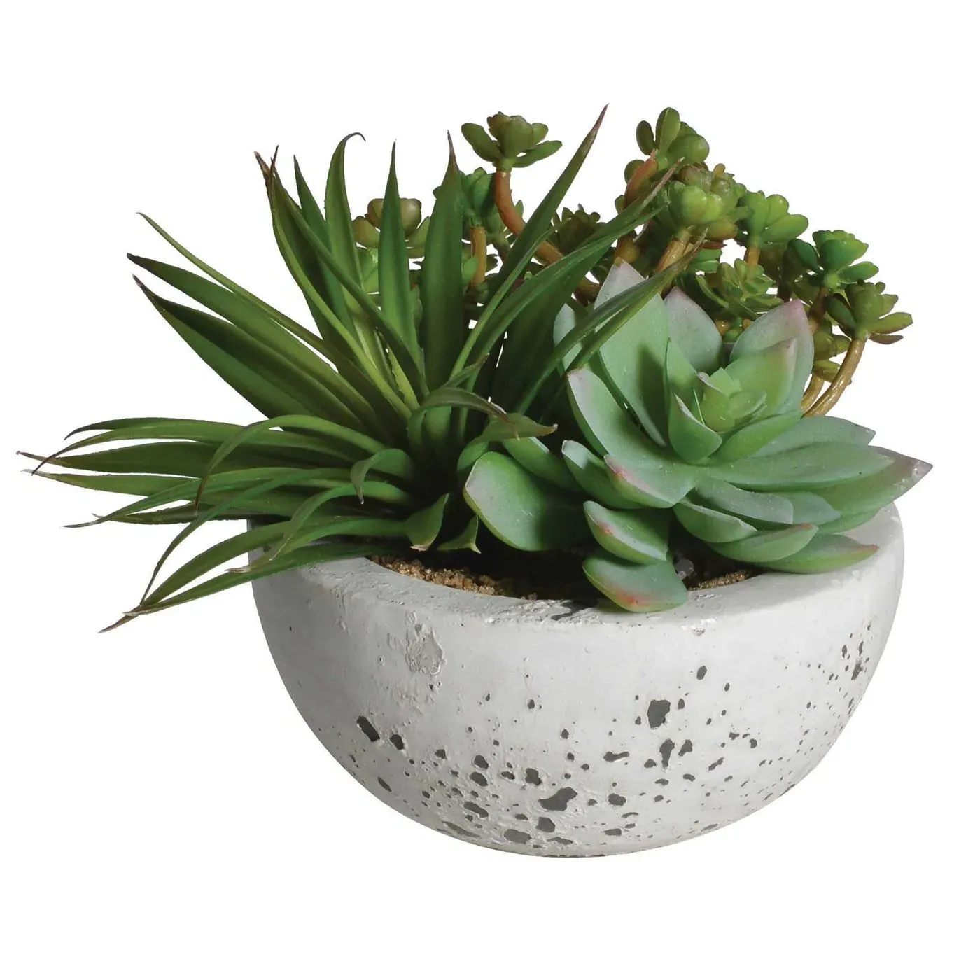 Large Succulent Bowl - Green, Polyester image