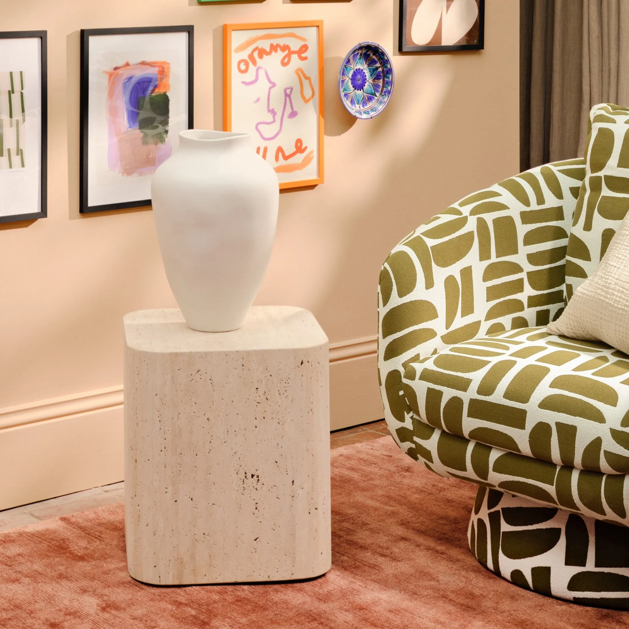 Large Vase - White, Stoneware