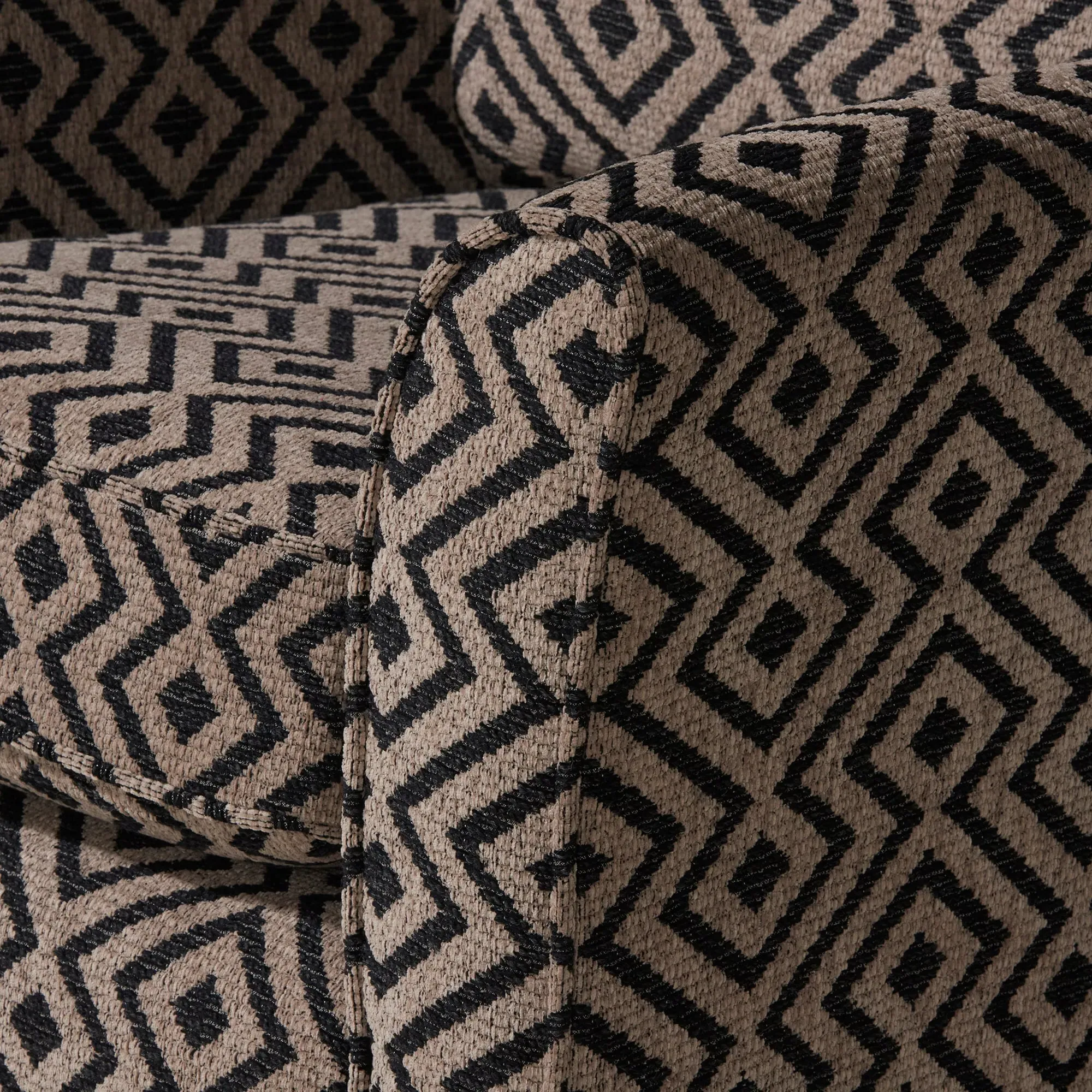 Lassington Accent Chair - Brown, Fabric