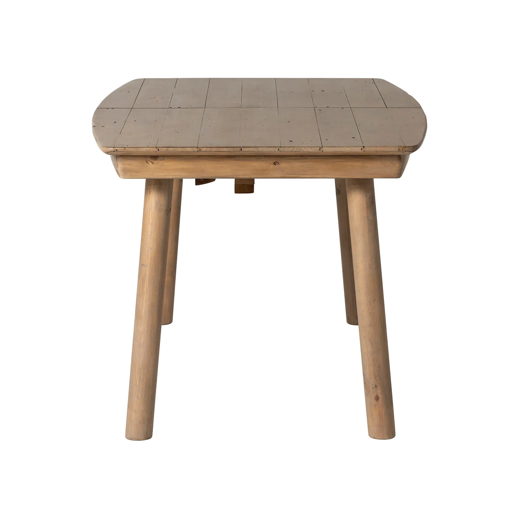 Lathan Extendable Dining Table & 4 Chairs - Brown, Wood