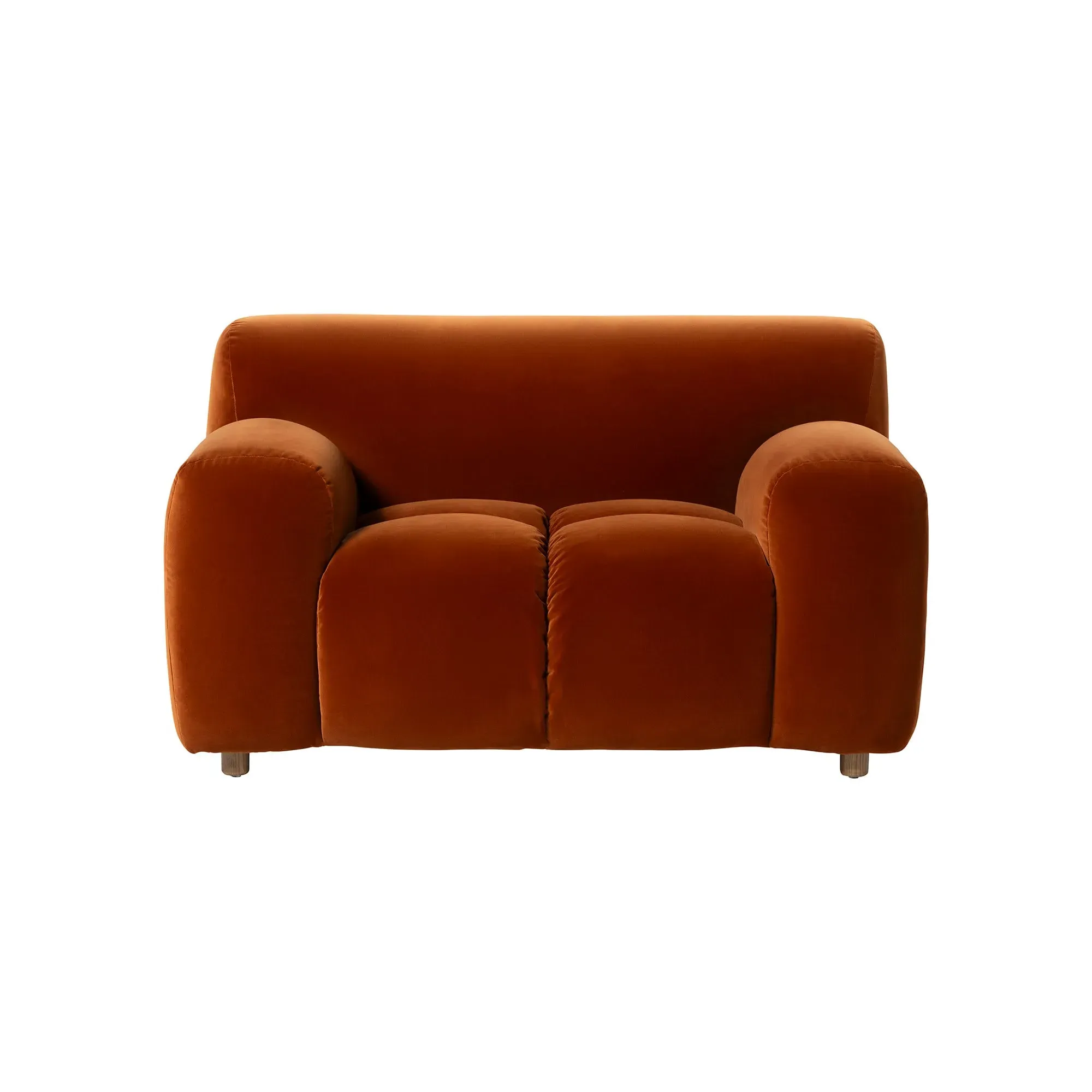 Lavinia 1-Seater Sofa - Velvet