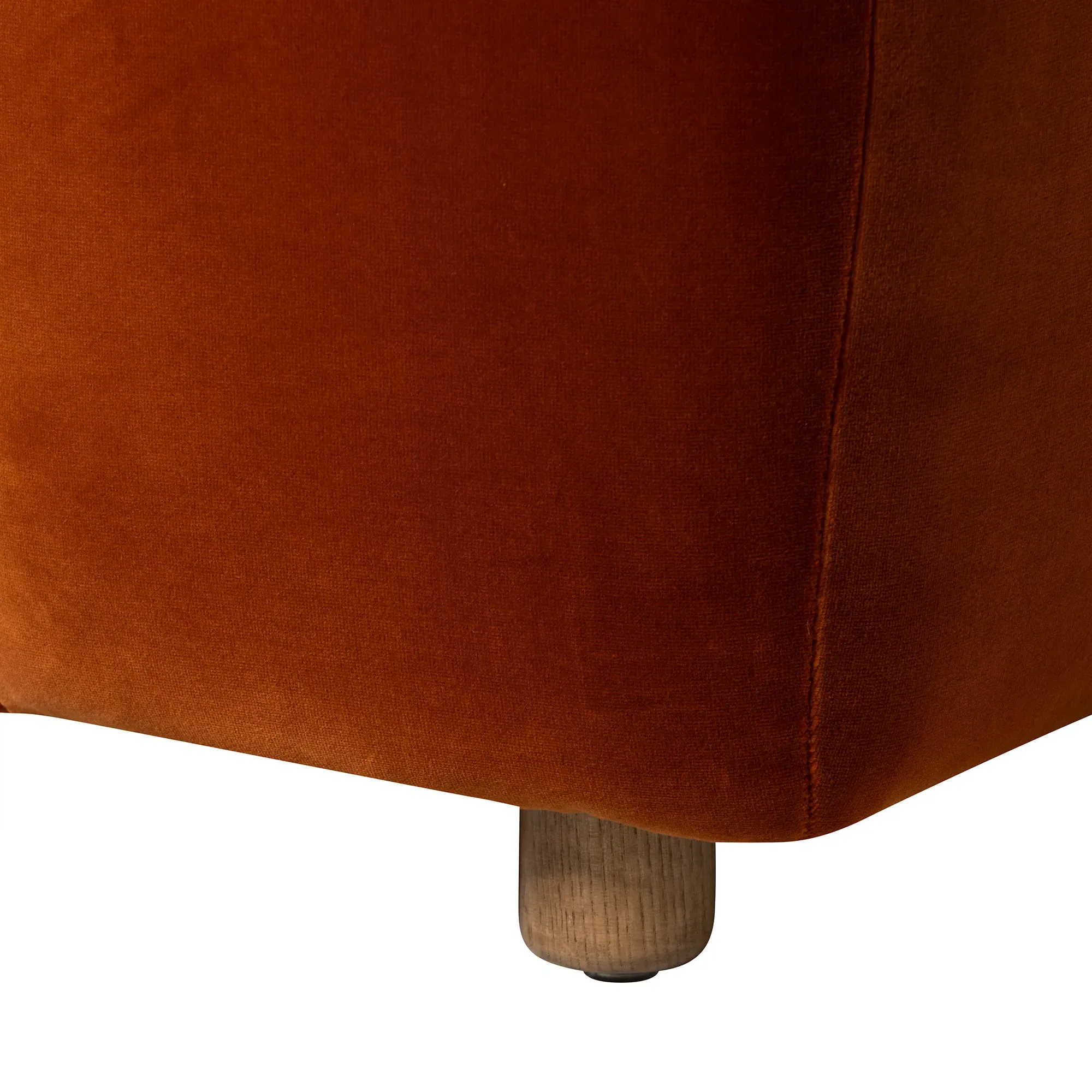 Lavinia 2.5 Seater Sofa - Orange, Fabric