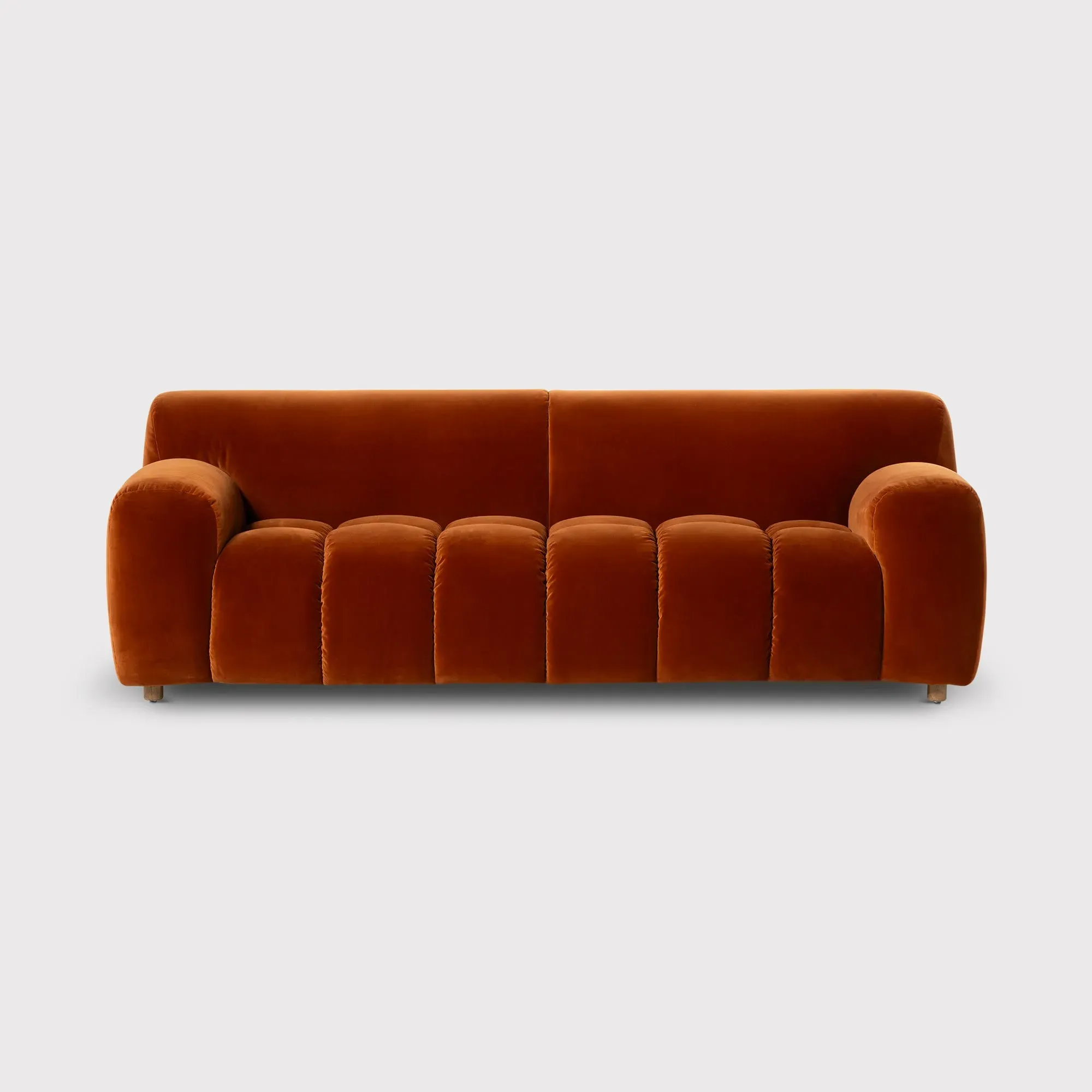 Lavinia 2.5 Seater Sofa - Orange, Fabric image