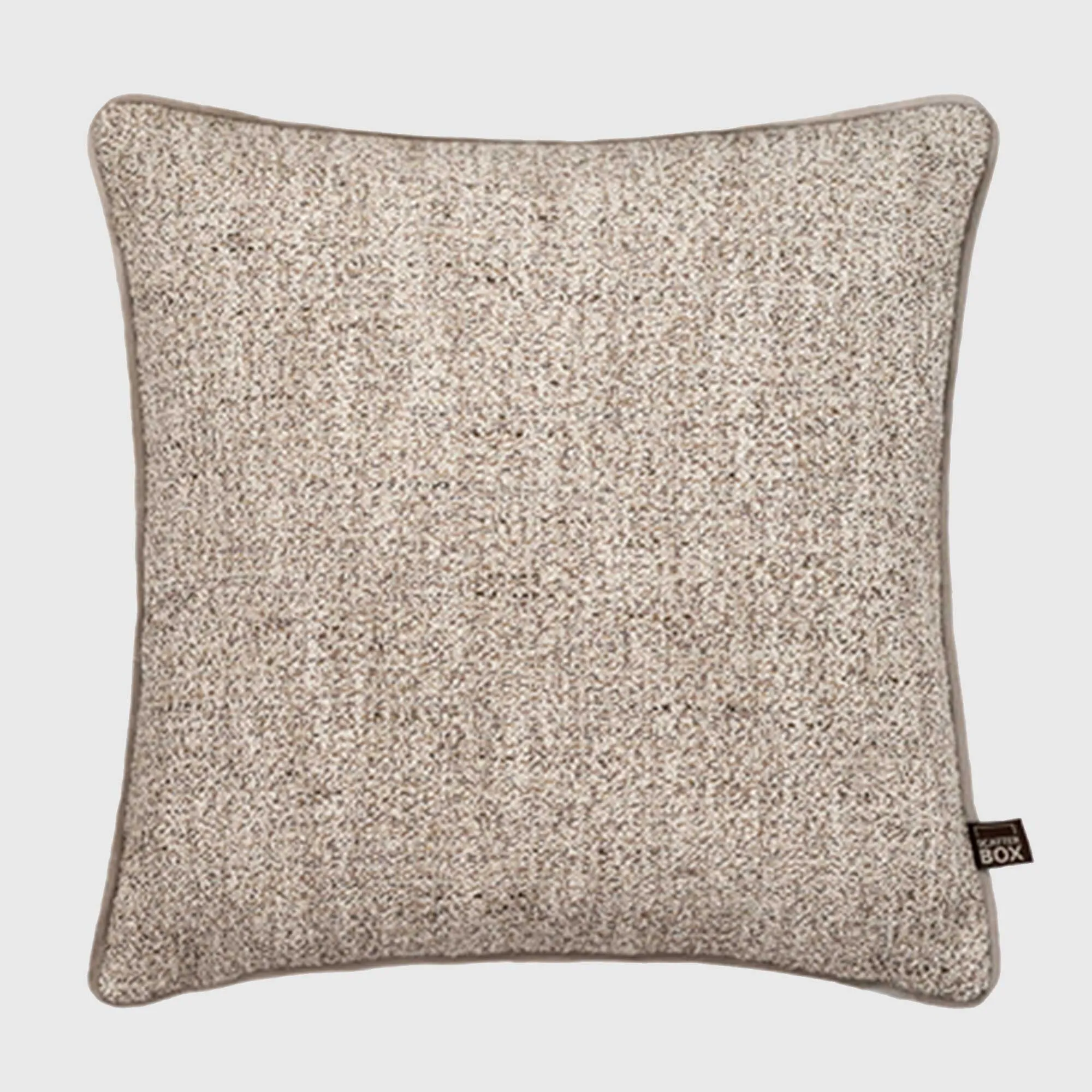 Leah Square Cushion - Neutral, Polyester image