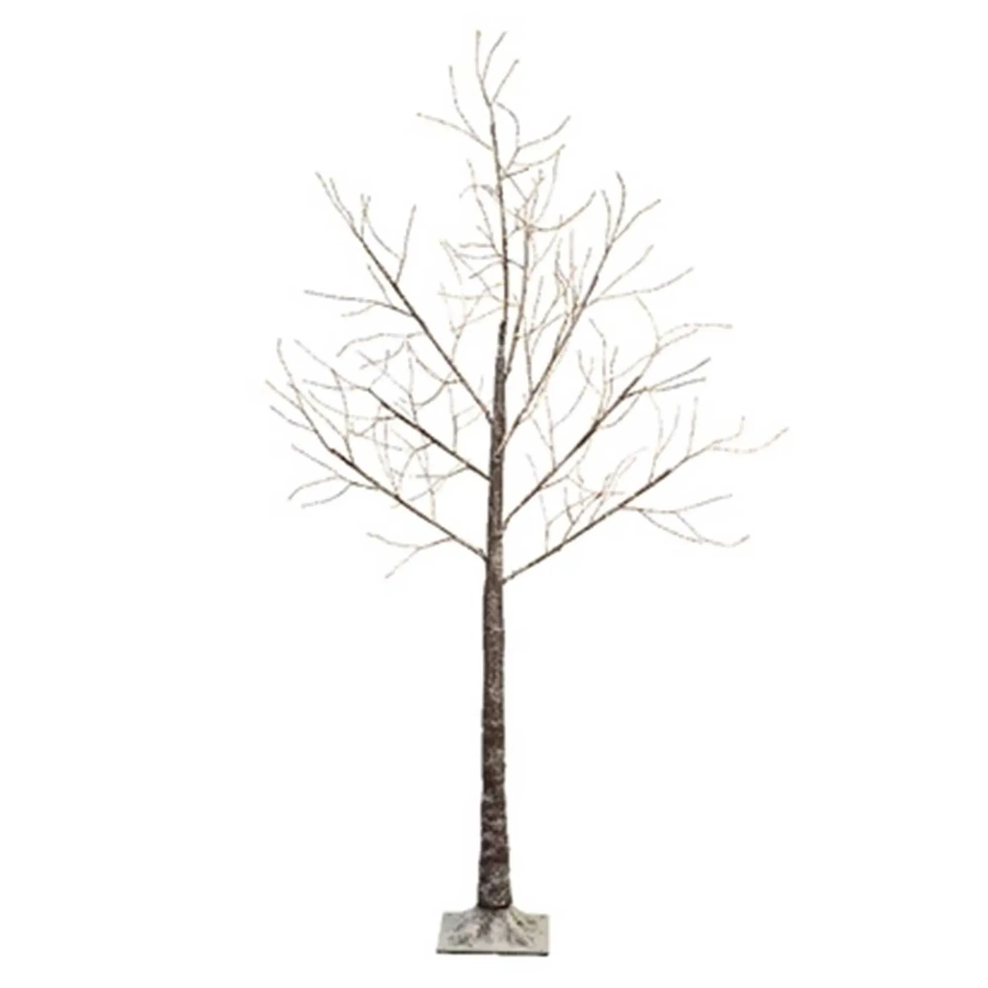 LED Outdoor Snowy Branch Tree - Brown image