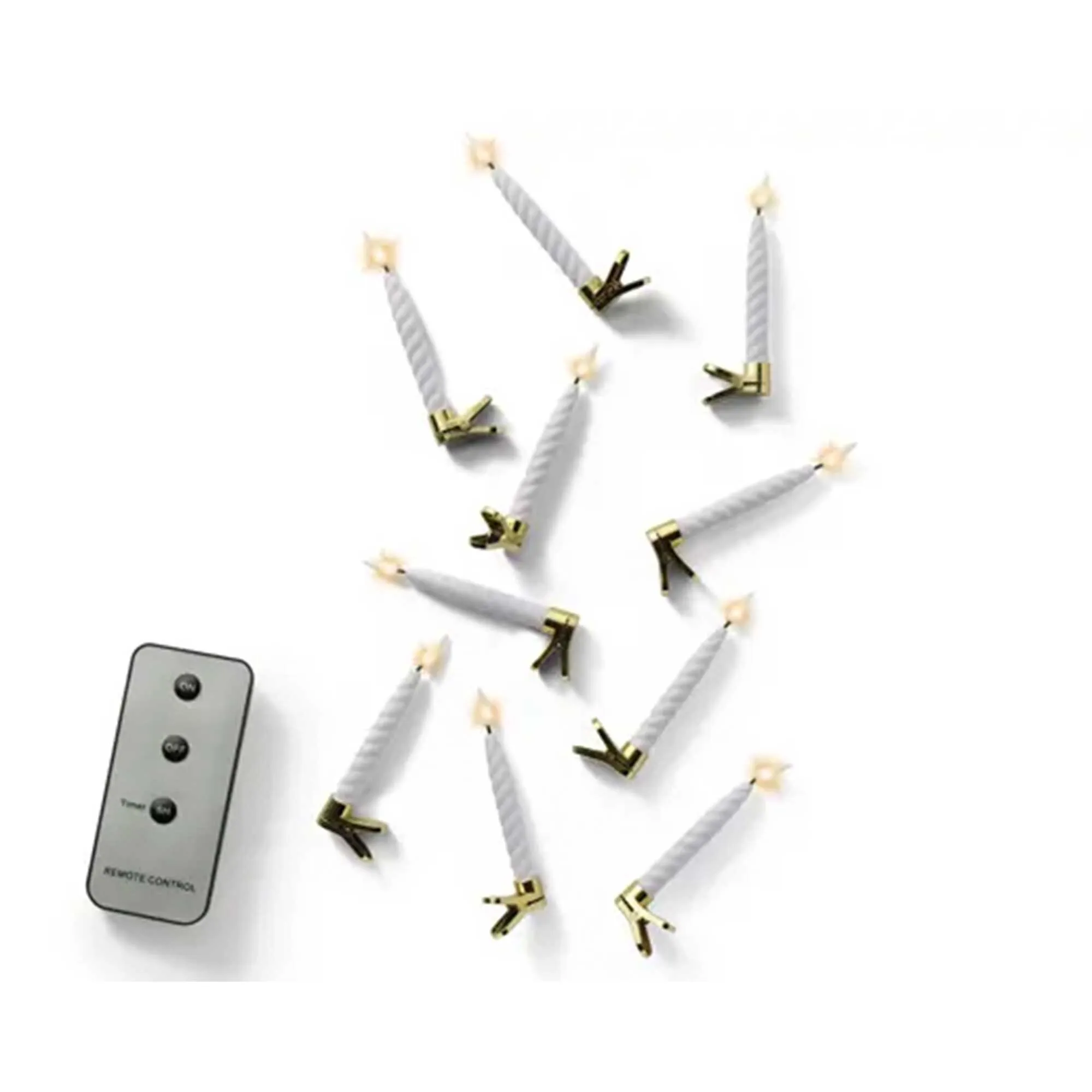 LED Warm Glow Tree Candles Pack of 15 - White, Plastic product
