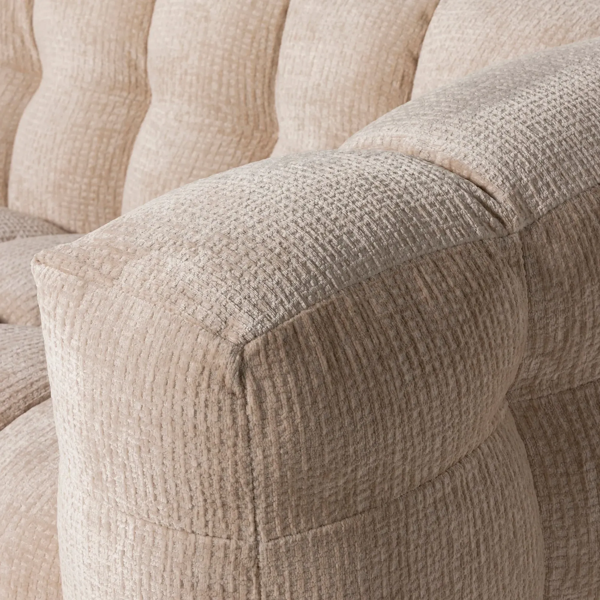 Lenor 3-Seater Sofa - White