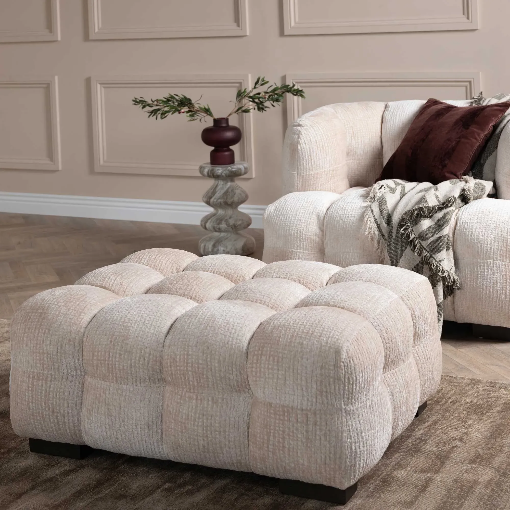 Lenor Stool - Boucle