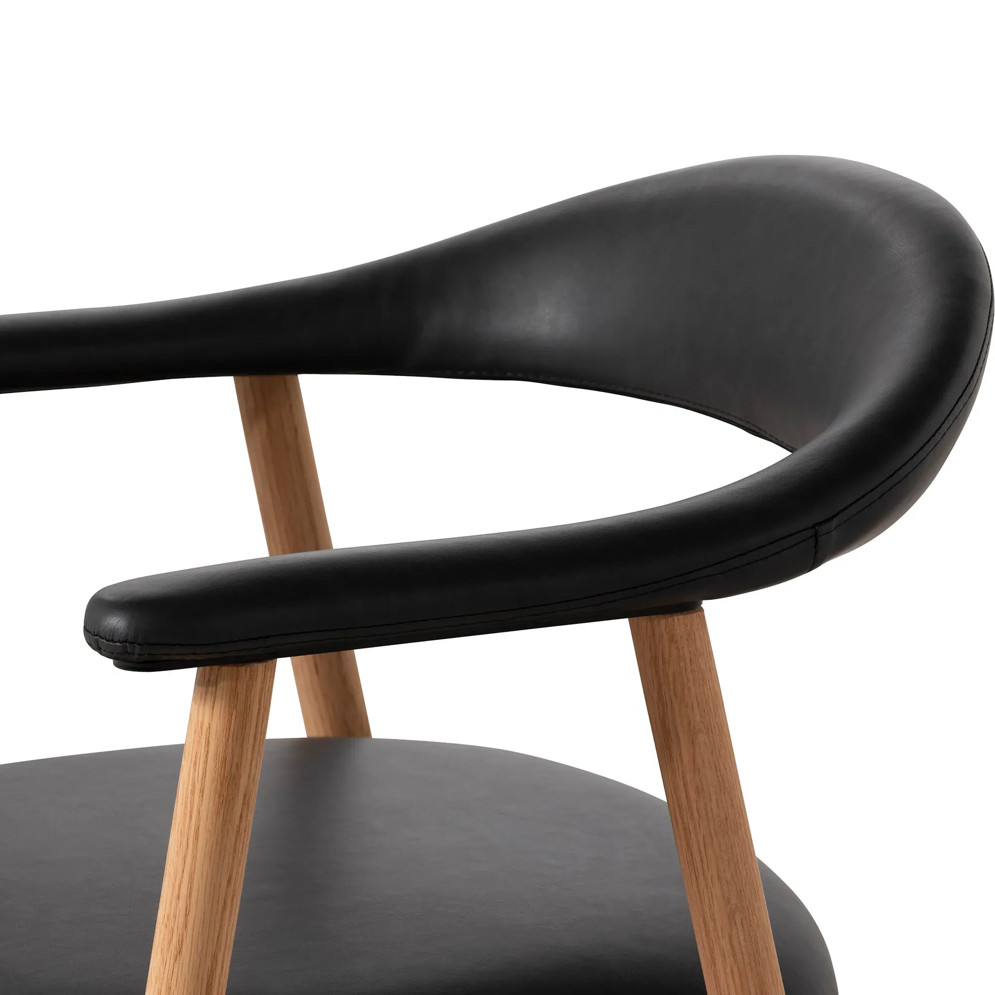 Lerman Dining Chair with Arms - Neutral, Oak