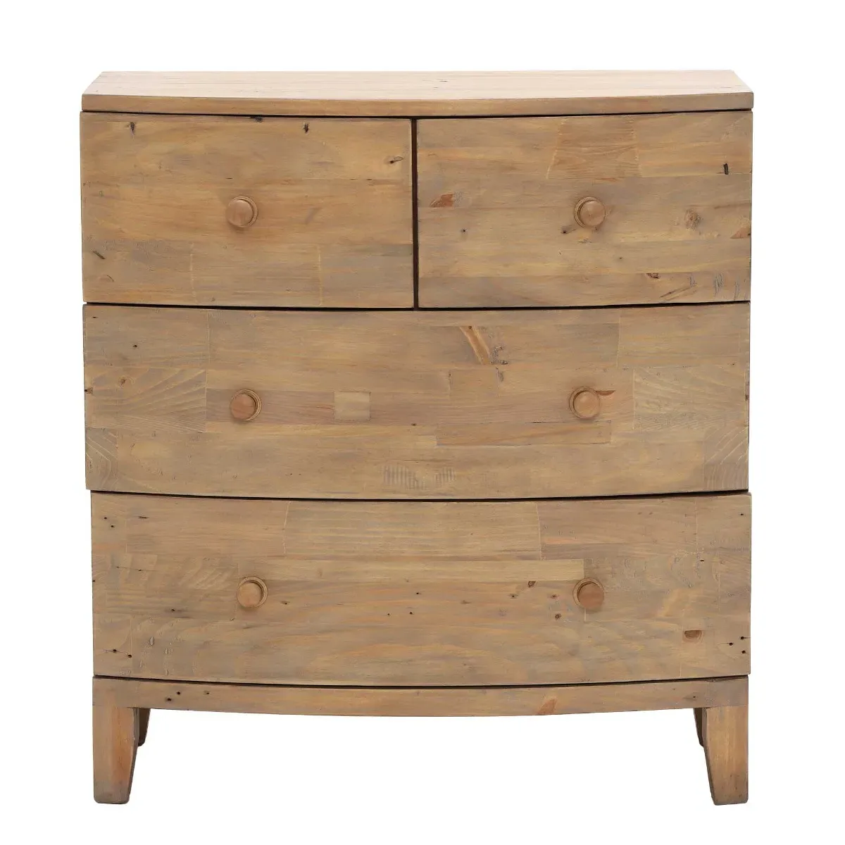 Lewes 4 Drawer Chest - Brown, Reclaimed Wood