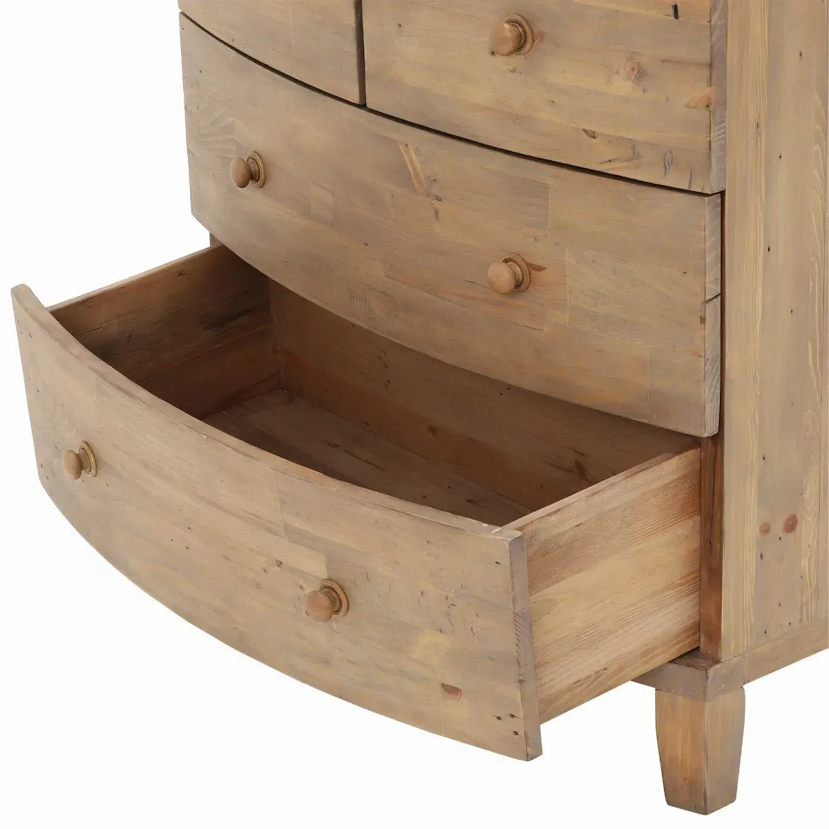 Lewes 4 Drawer Chest - Brown, Reclaimed Wood