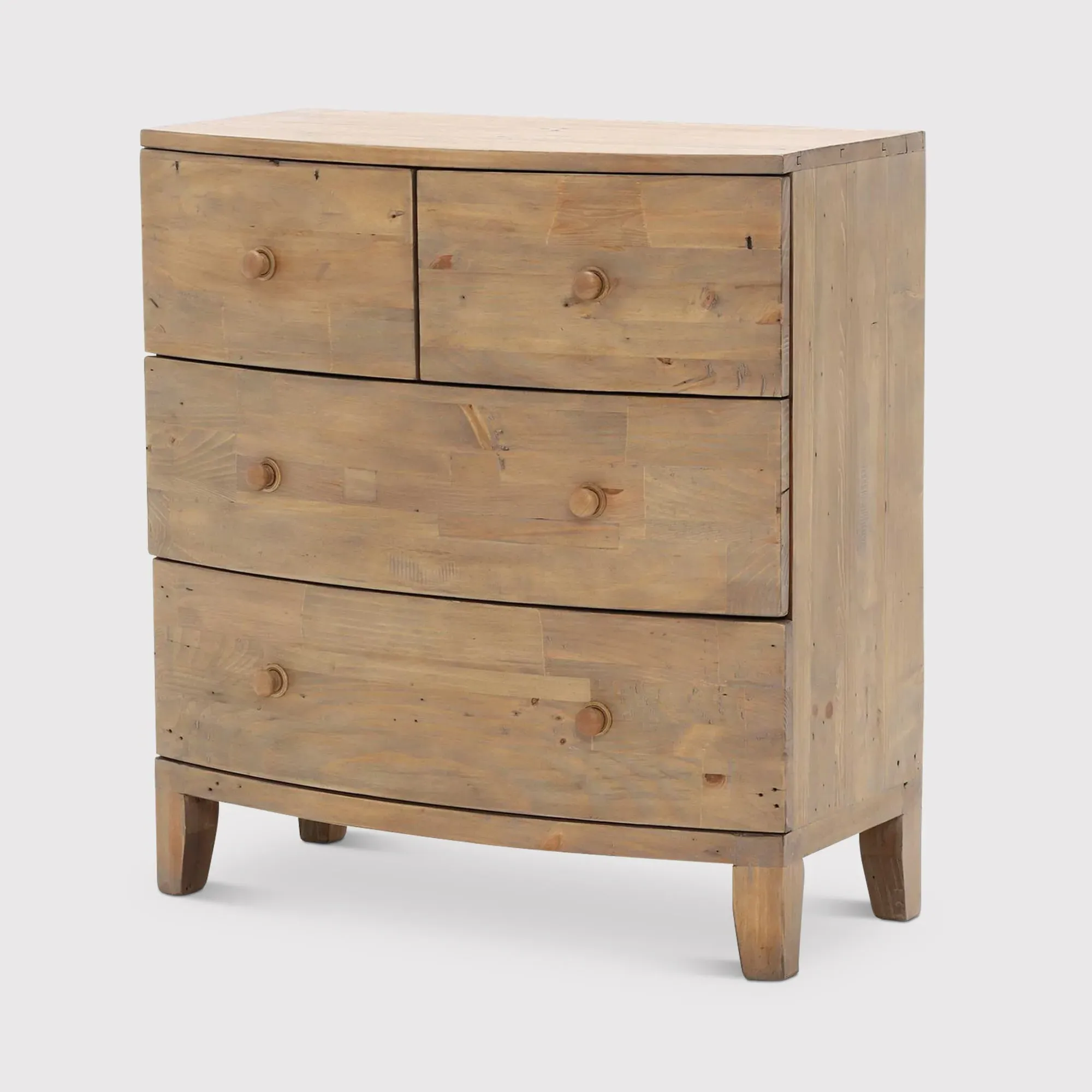 Lewes 4 Drawer Chest - Brown, Reclaimed Wood image