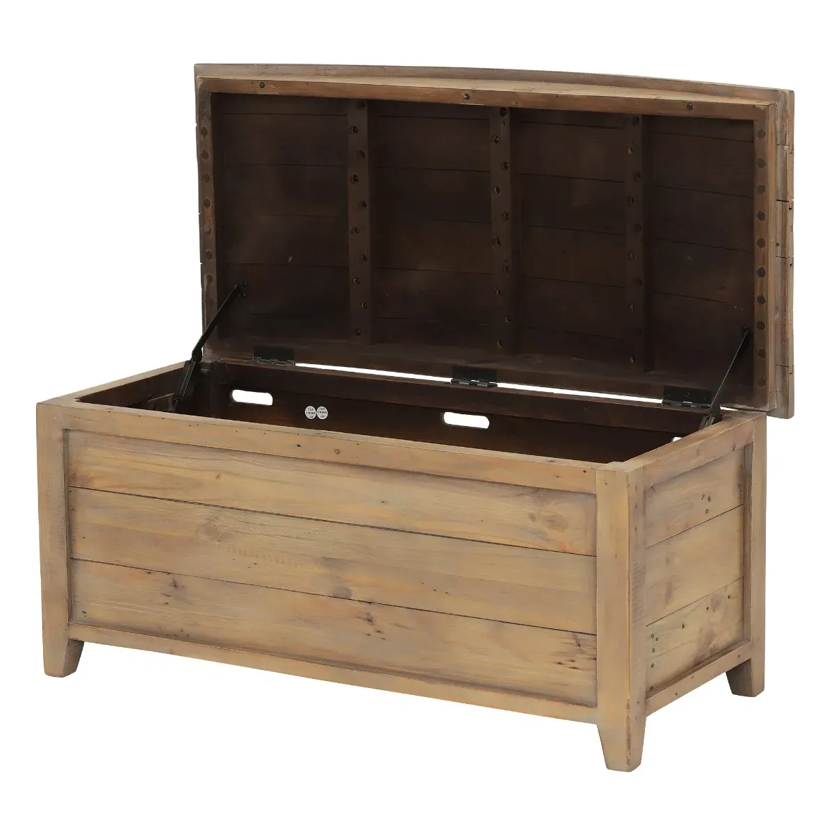 Lewes Blanket Box - Brown, Reclaimed Wood