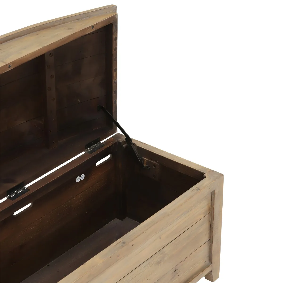 Lewes Blanket Box - Brown, Reclaimed Wood