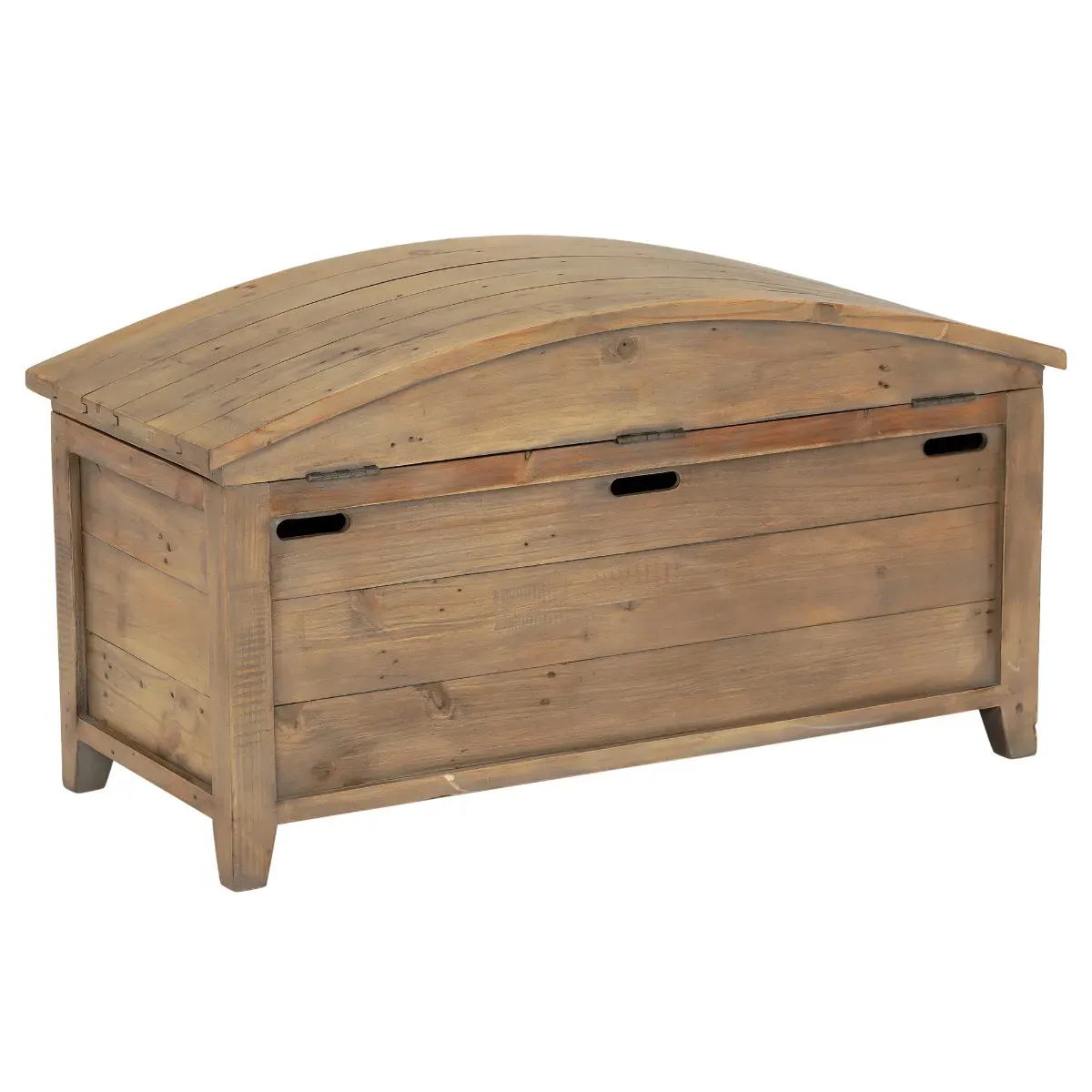 Lewes Blanket Box - Brown, Reclaimed Wood