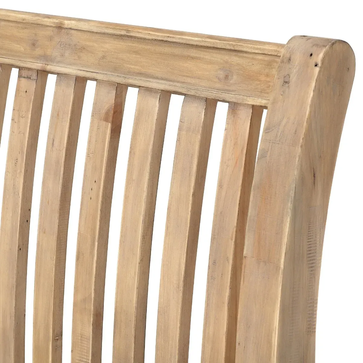 Lewes King Size Bed Frame - Brown, Reclaimed Wood