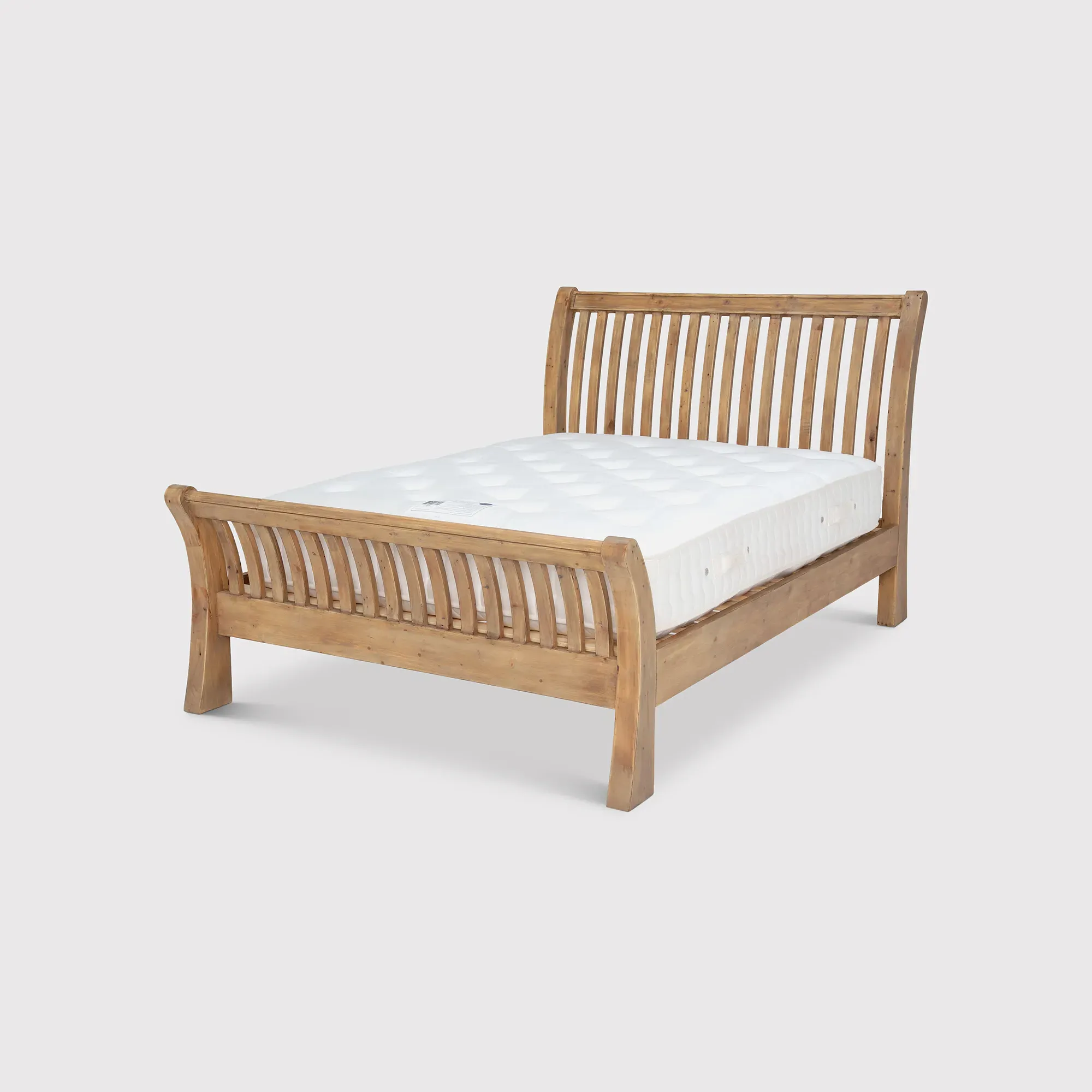 Lewes Super King Size Bed Frame - Brown, Reclaimed Wood
