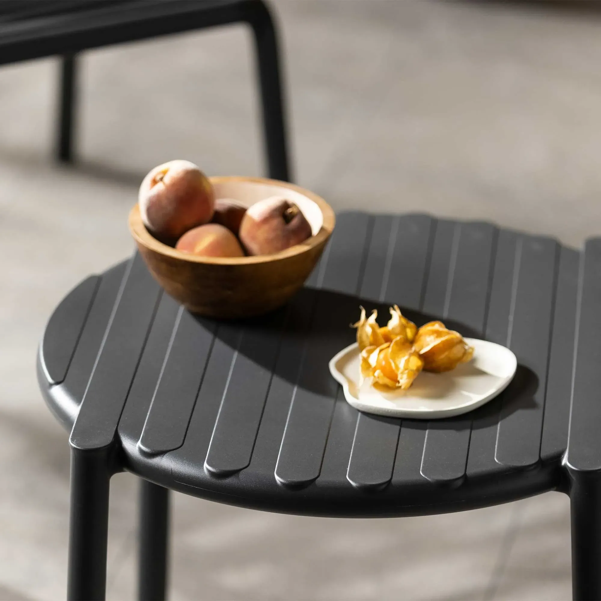 Lima Round Coffee Table - Black