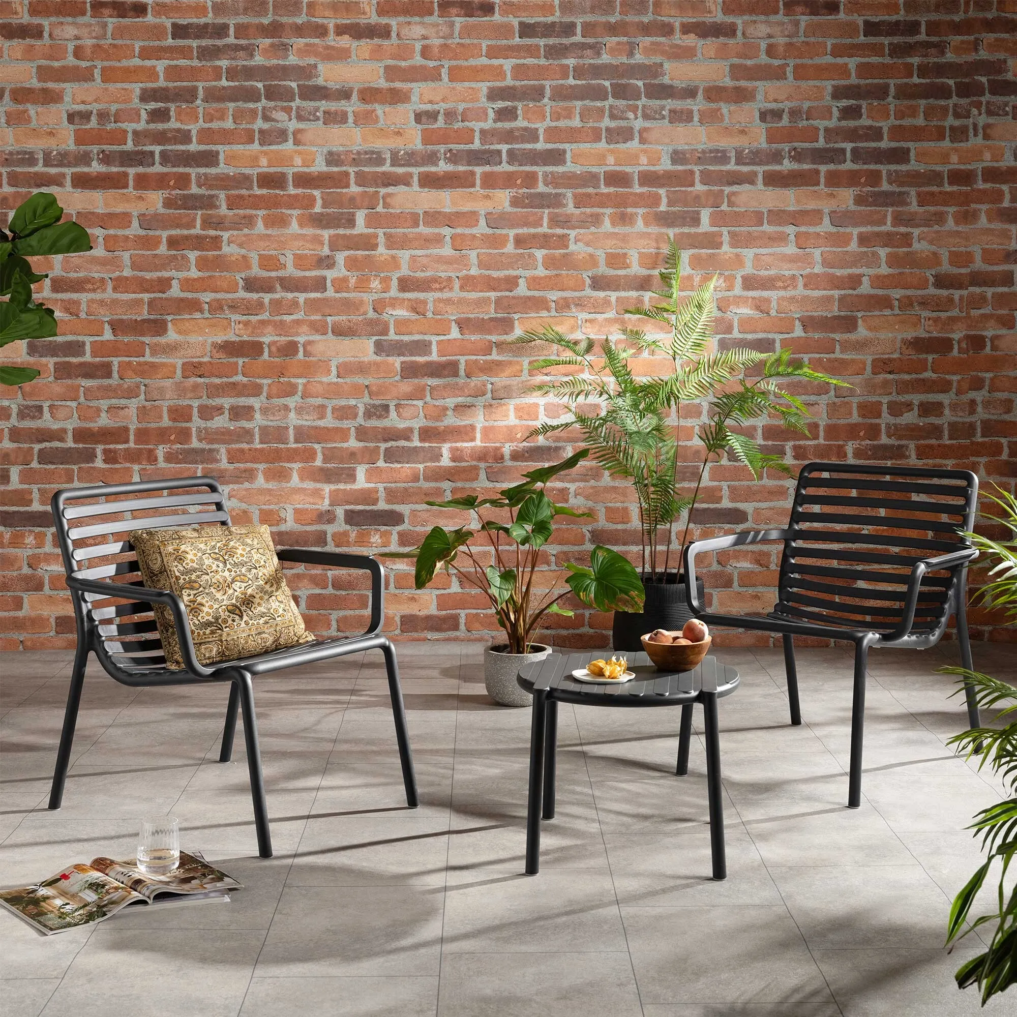 Lima Round Coffee Table - Black image