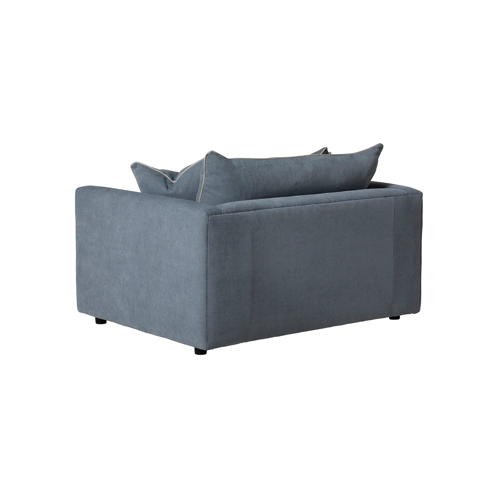 Lincoln Cuddler Chair - Blue, Fabric
