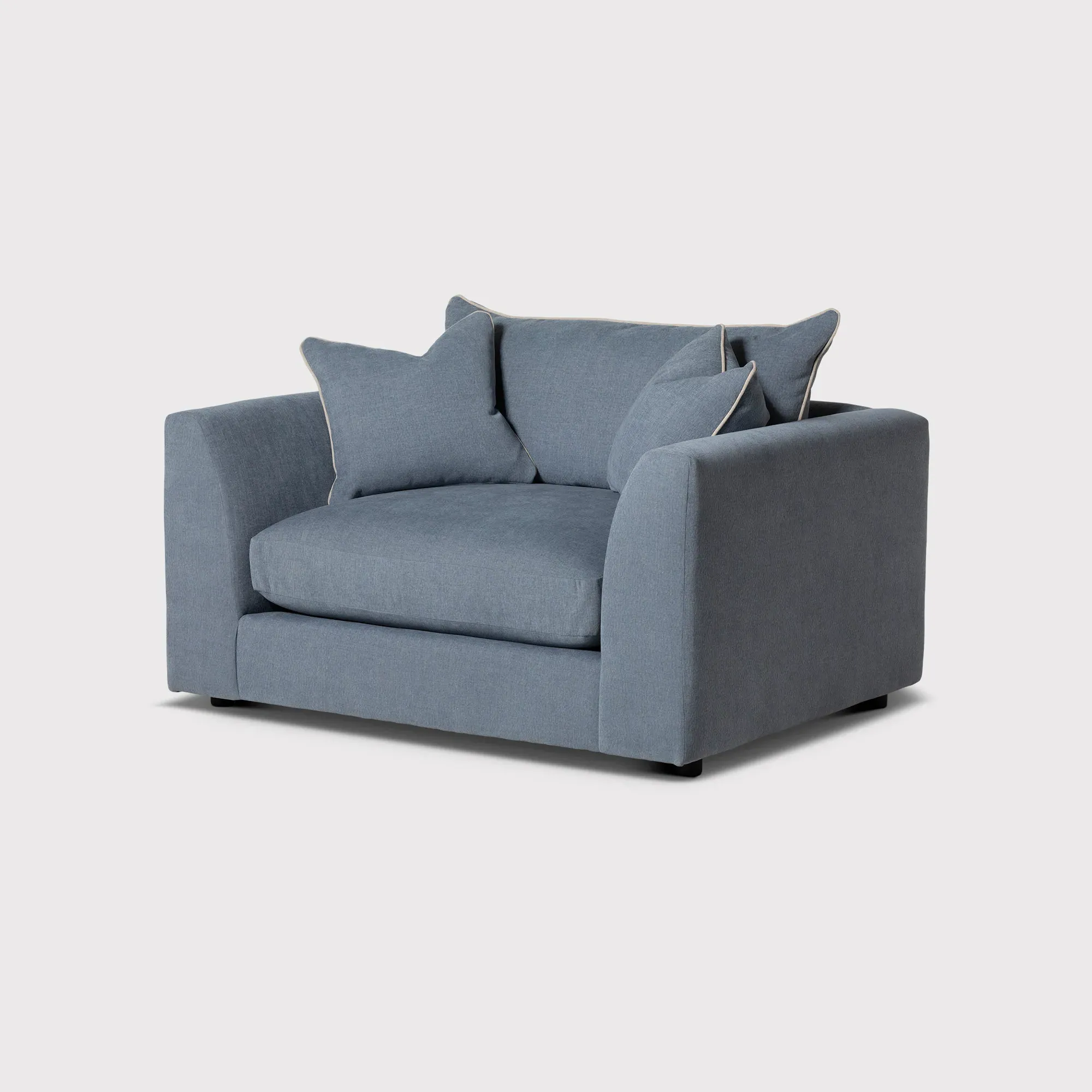Lincoln Cuddler Chair - Blue, Fabric image