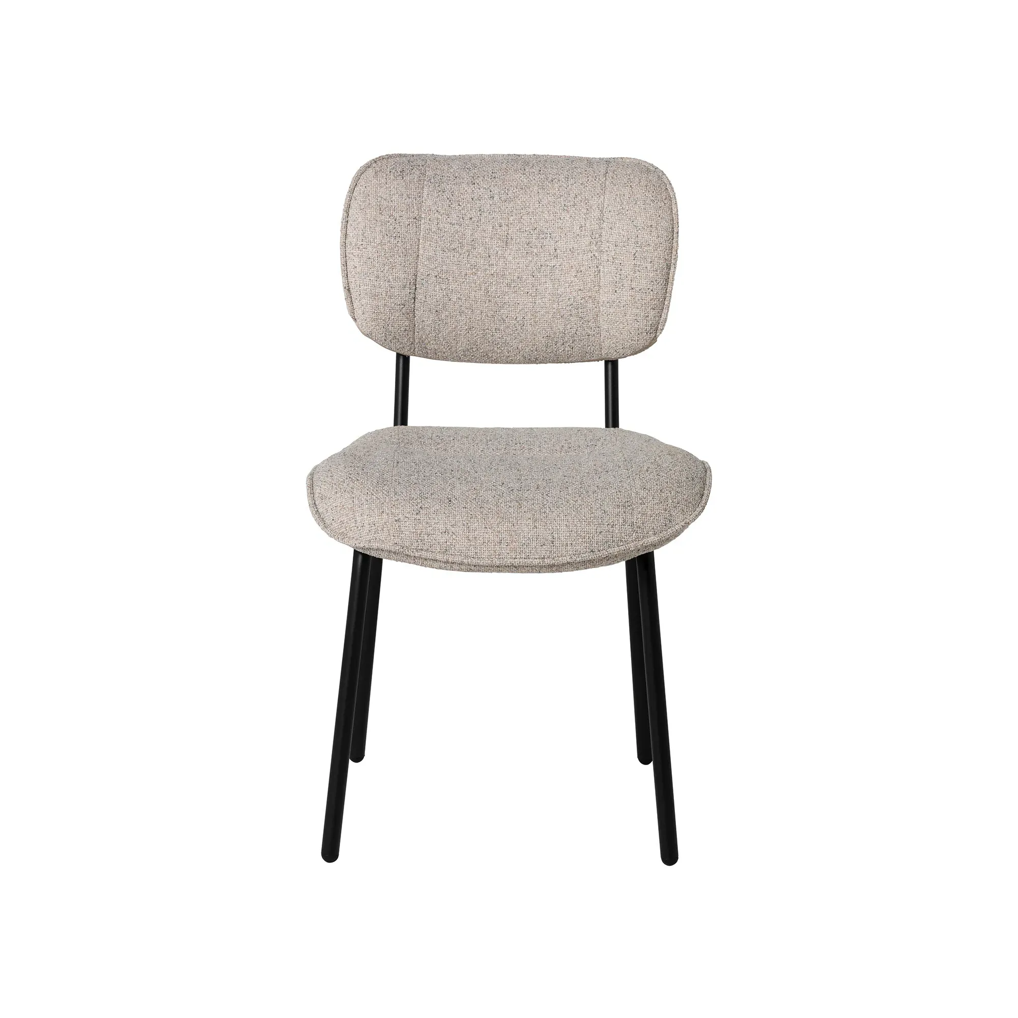 Lindy Dining Chair - Neutral, Fabric