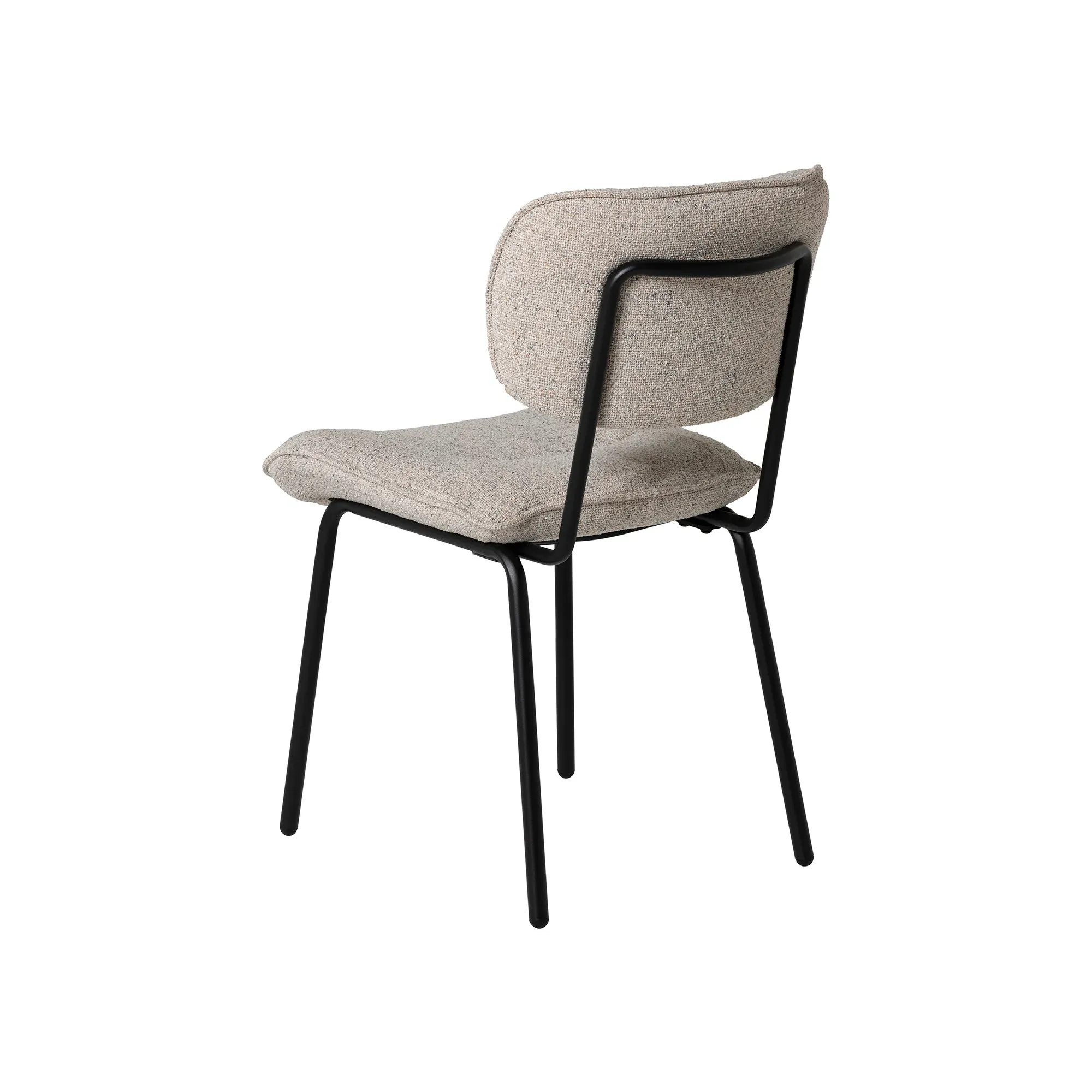 Lindy Dining Chair - Neutral, Fabric