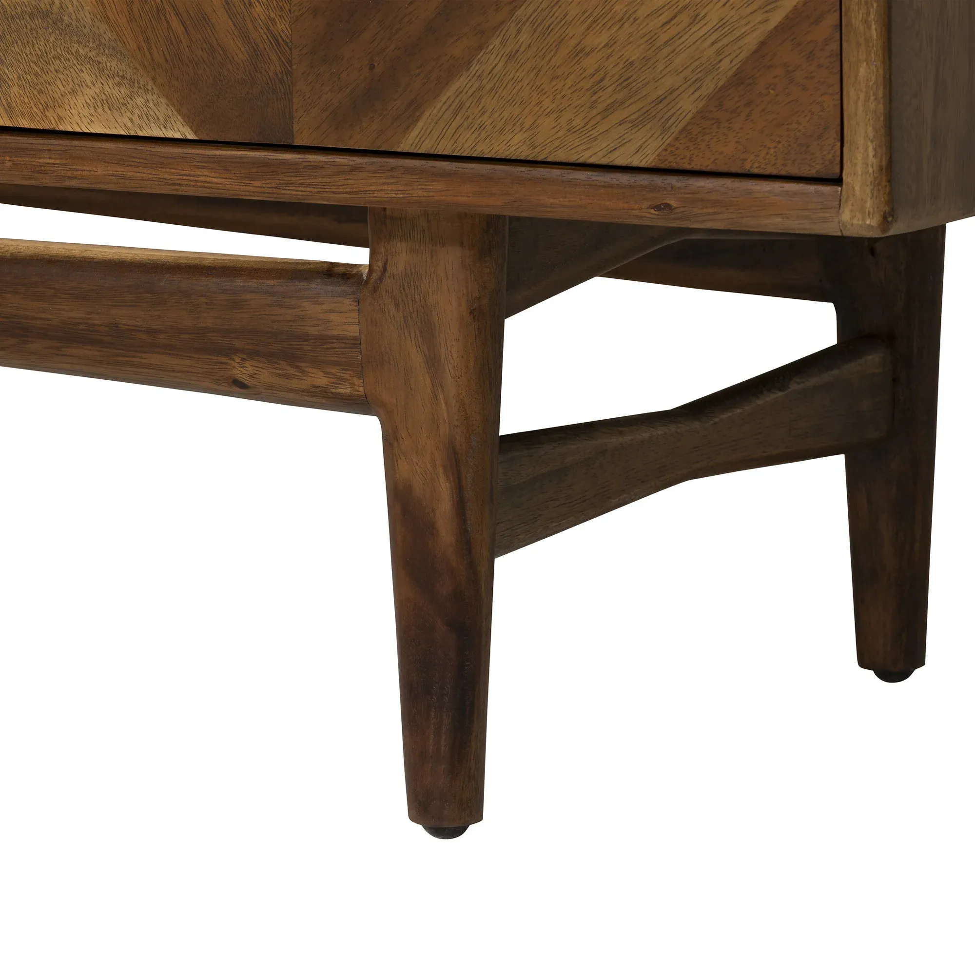 Lockley 3 Door Sideboard - Brown, Saman Wood