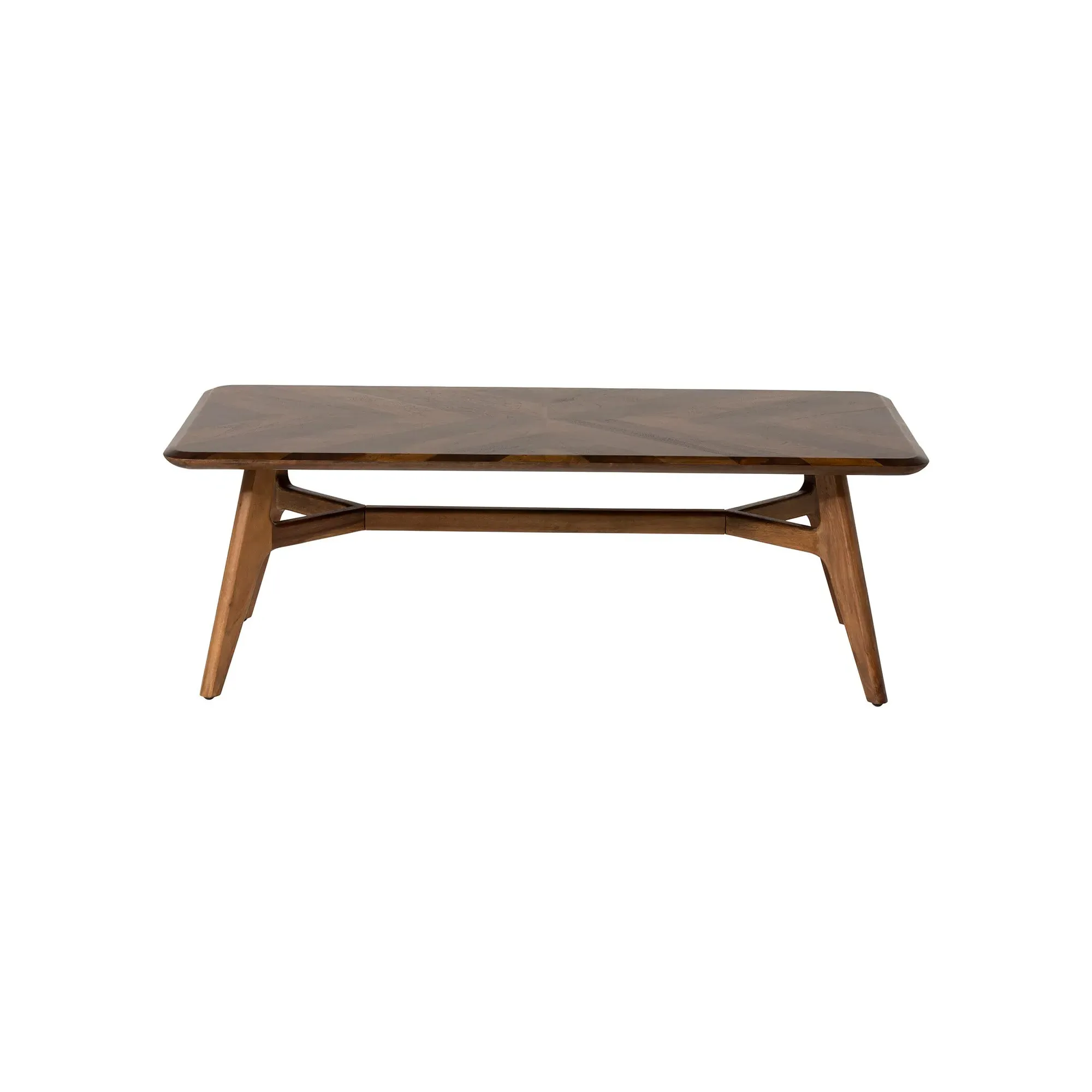 Lockley Rectangular Coffee Table - Brown, Saman Wood