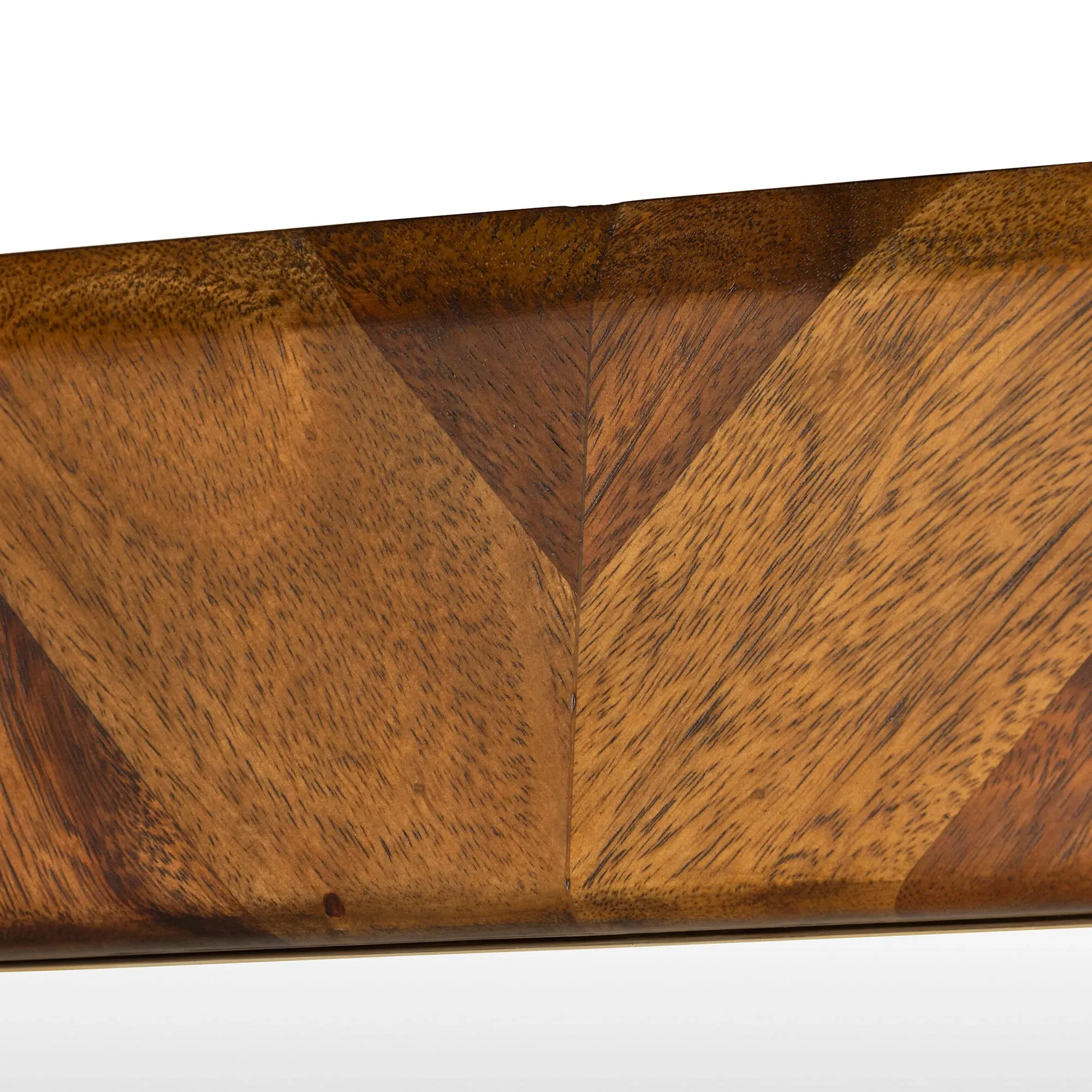 Lockley Square Standing Mirror - Brown, Saman Wood