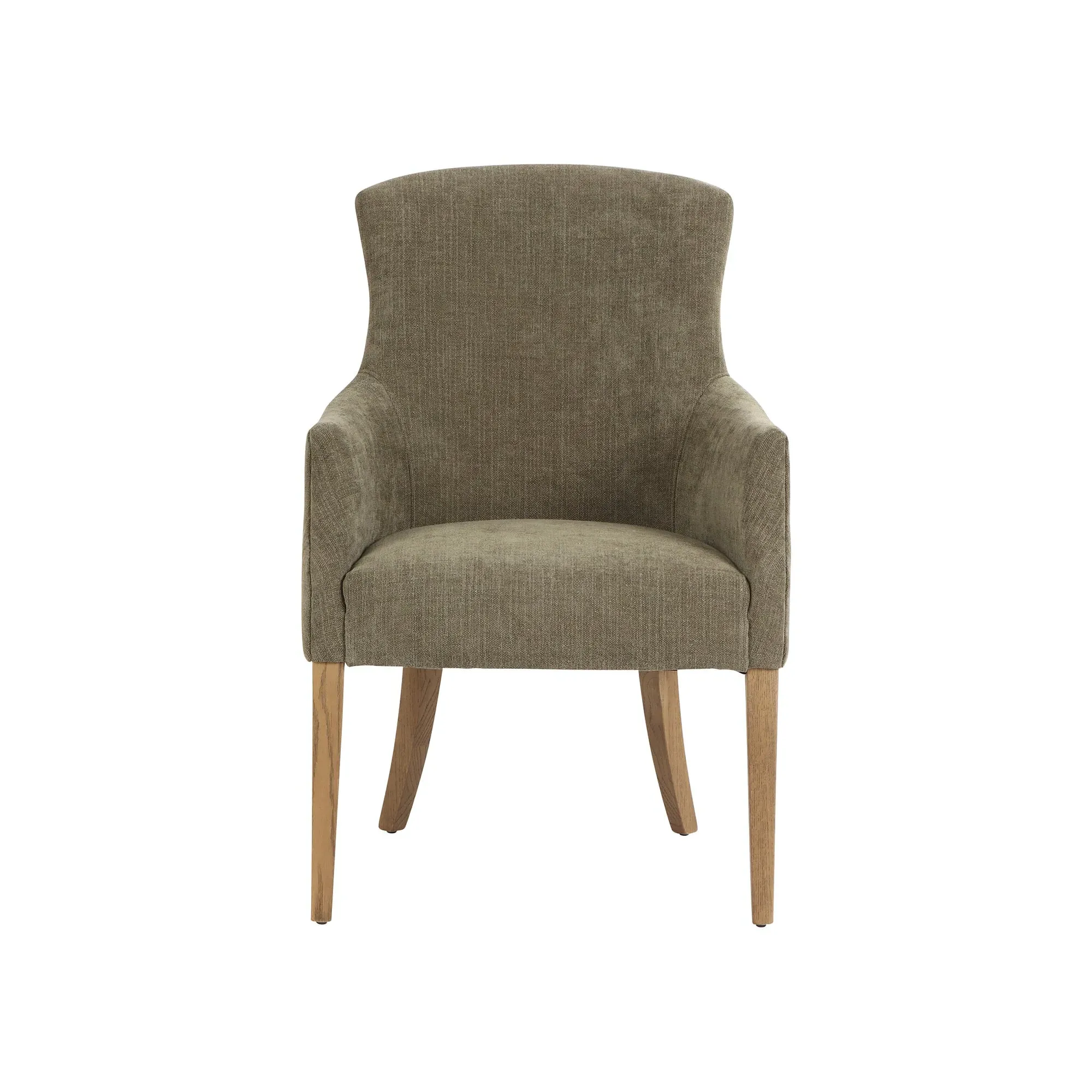 Lockwood Dining Armchair - Green, Ash Wood