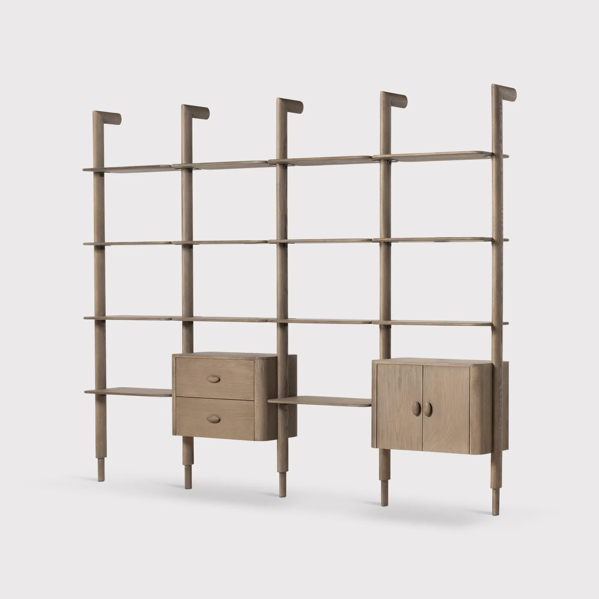 Lohani Bookshelf - Brown, Oak image